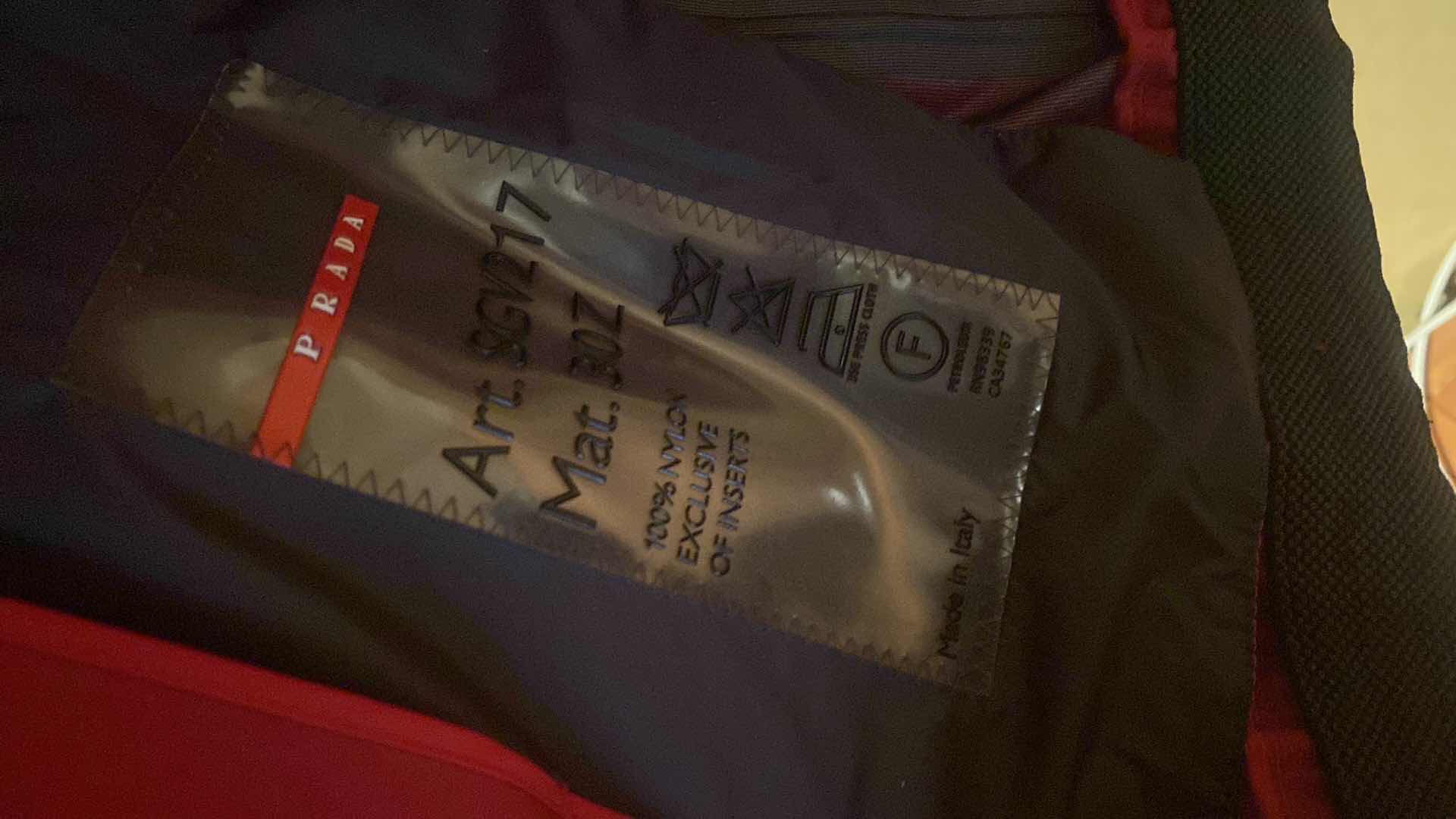 Photo 1 of 54 PRADA SPORT CANVAS VEST MENS EST SIZE L/XL