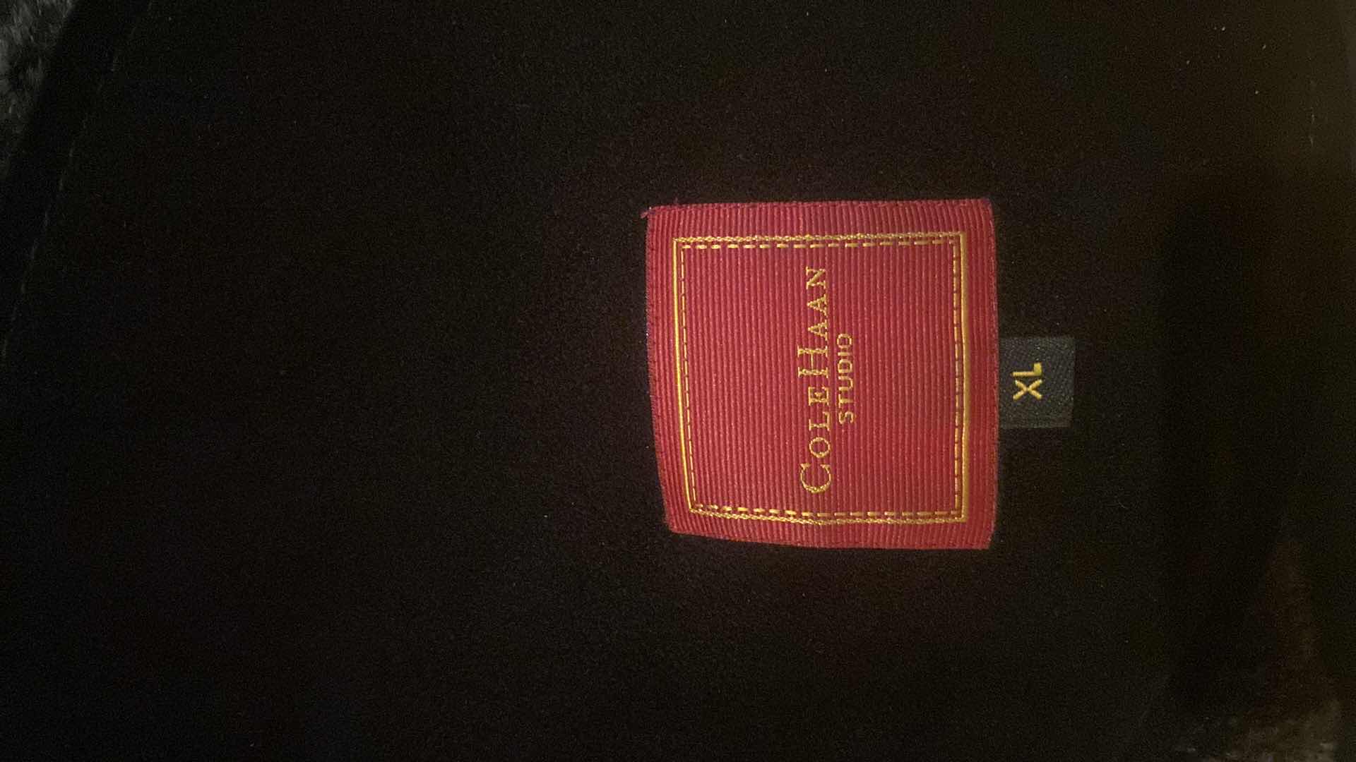 Photo 1 of COLE HAHN SHEARLING VEST MENS SIZE XL