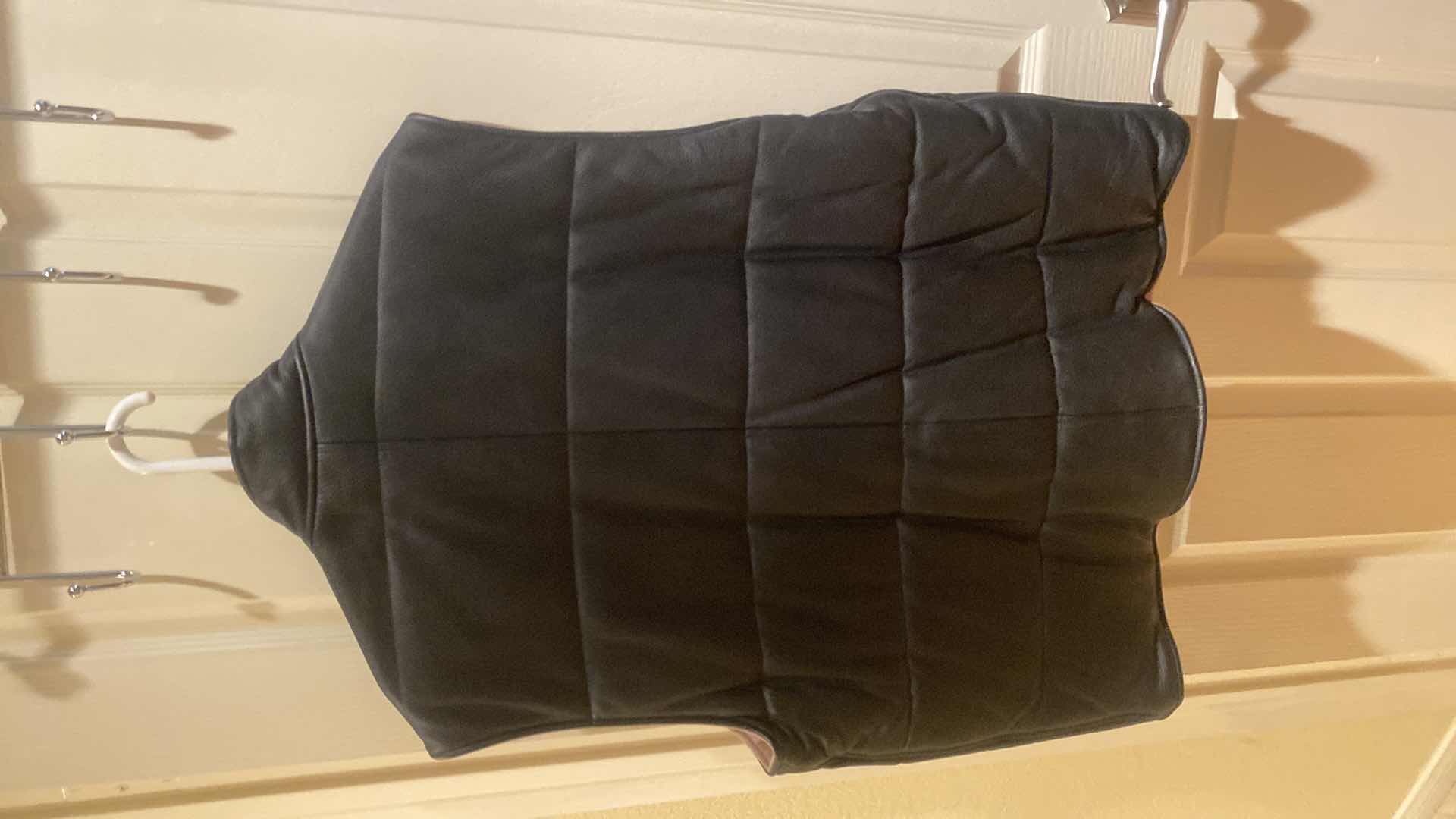 Photo 1 of $500 BERGDORF GOODMAN LEATHER VEST MENS SIZE EST XLARGE