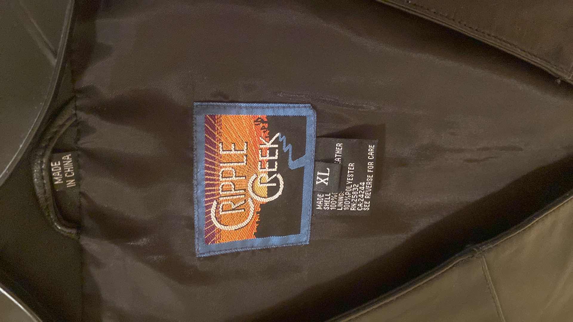 Photo 1 of 2 - ROBERT TALBOTT SHEARLING & CRIPPLE CREEK LEATHER VEST MENS SIZE XLARGE