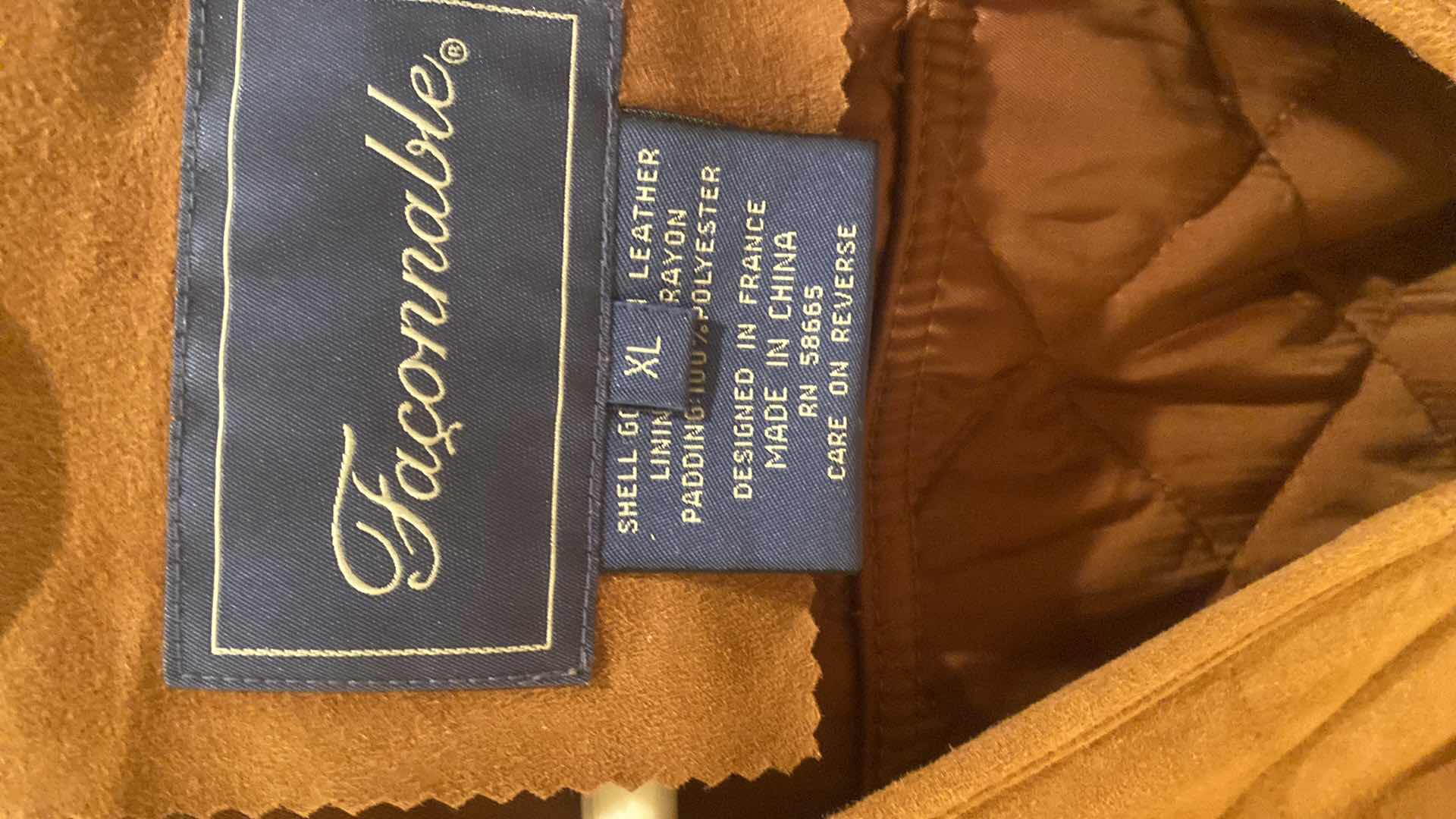 Photo 1 of NEW FACONNABLE SUEDE VEST MENS SIZE XL