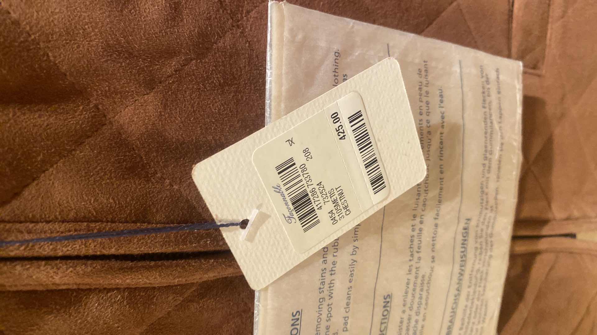 Photo 1 of NEW FACONNABLE SUEDE VEST MENS SIZE XL