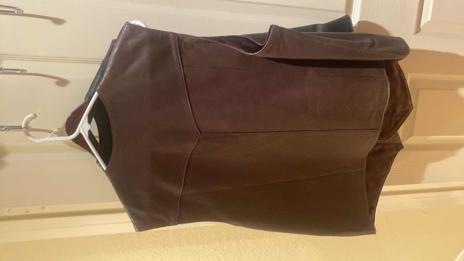 Photo 1 of 2 - ARTURO & BAJA LEATHER VESTS MENS SIZE 48 & 52