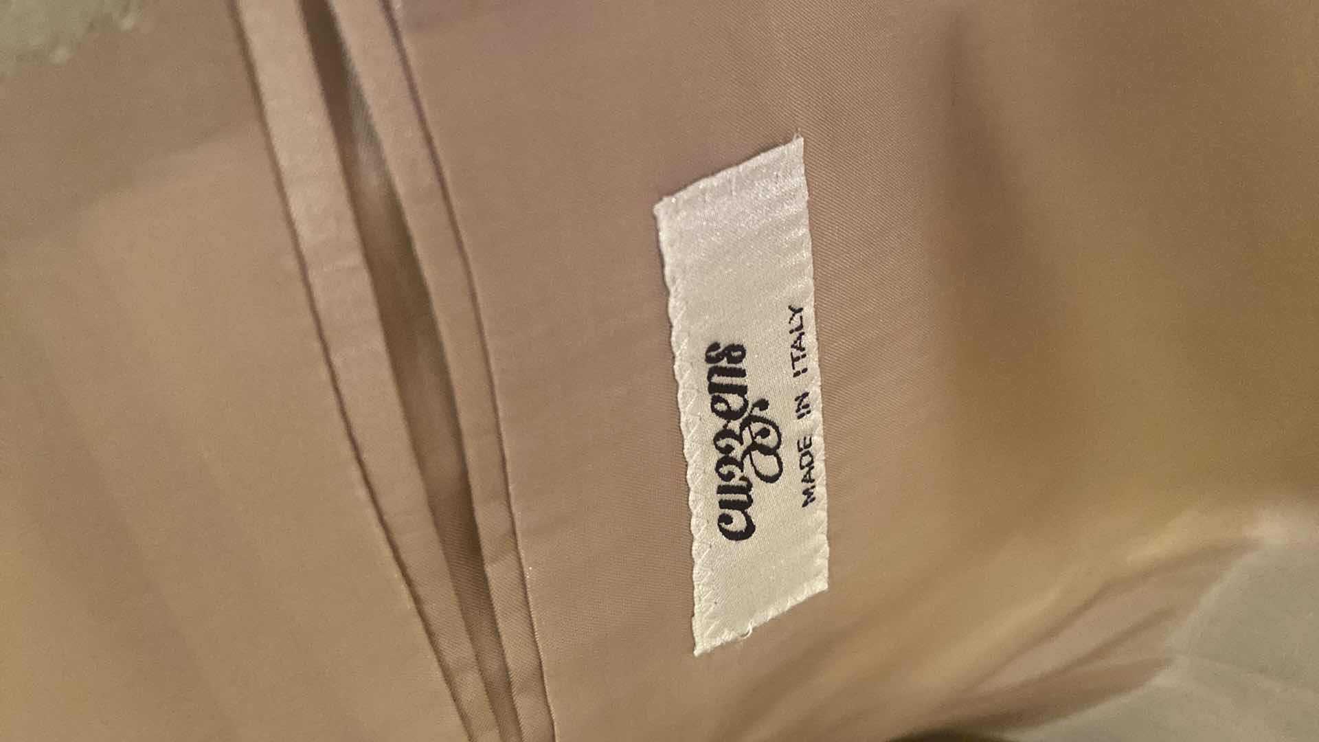 Photo 1 of NEW CUZZENS MADE IN ITALY WOOL SUIT MENS EST SIZE US 44