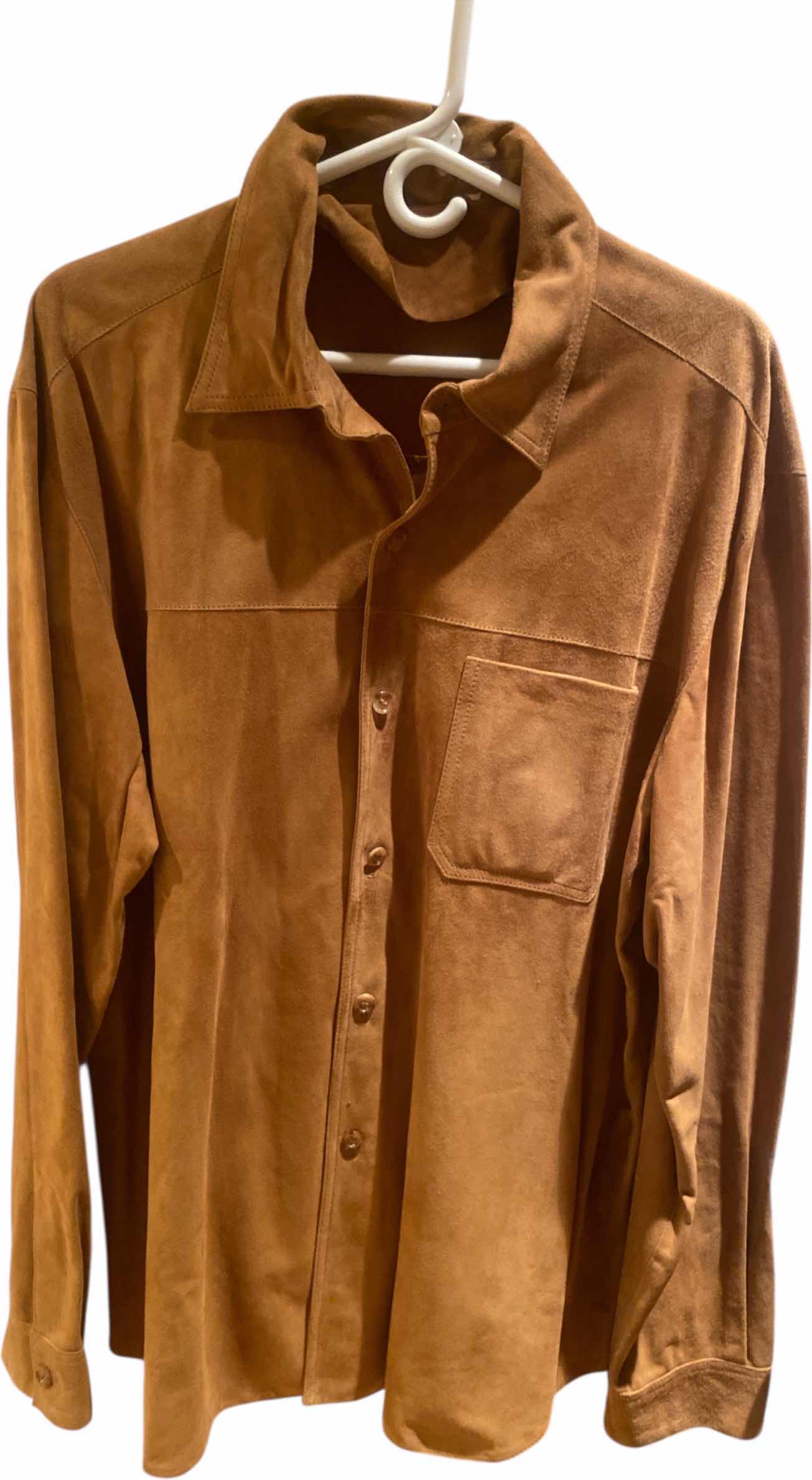 Photo 1 of MENS LEATHER SHIRT MADE IN ITALY (US SIZE 48)