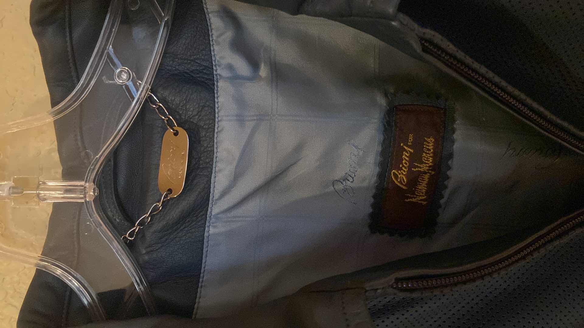 Photo 1 of NEW BRIONI LAMBsKIN BOMBER JACKET MENS EST SIZE XL