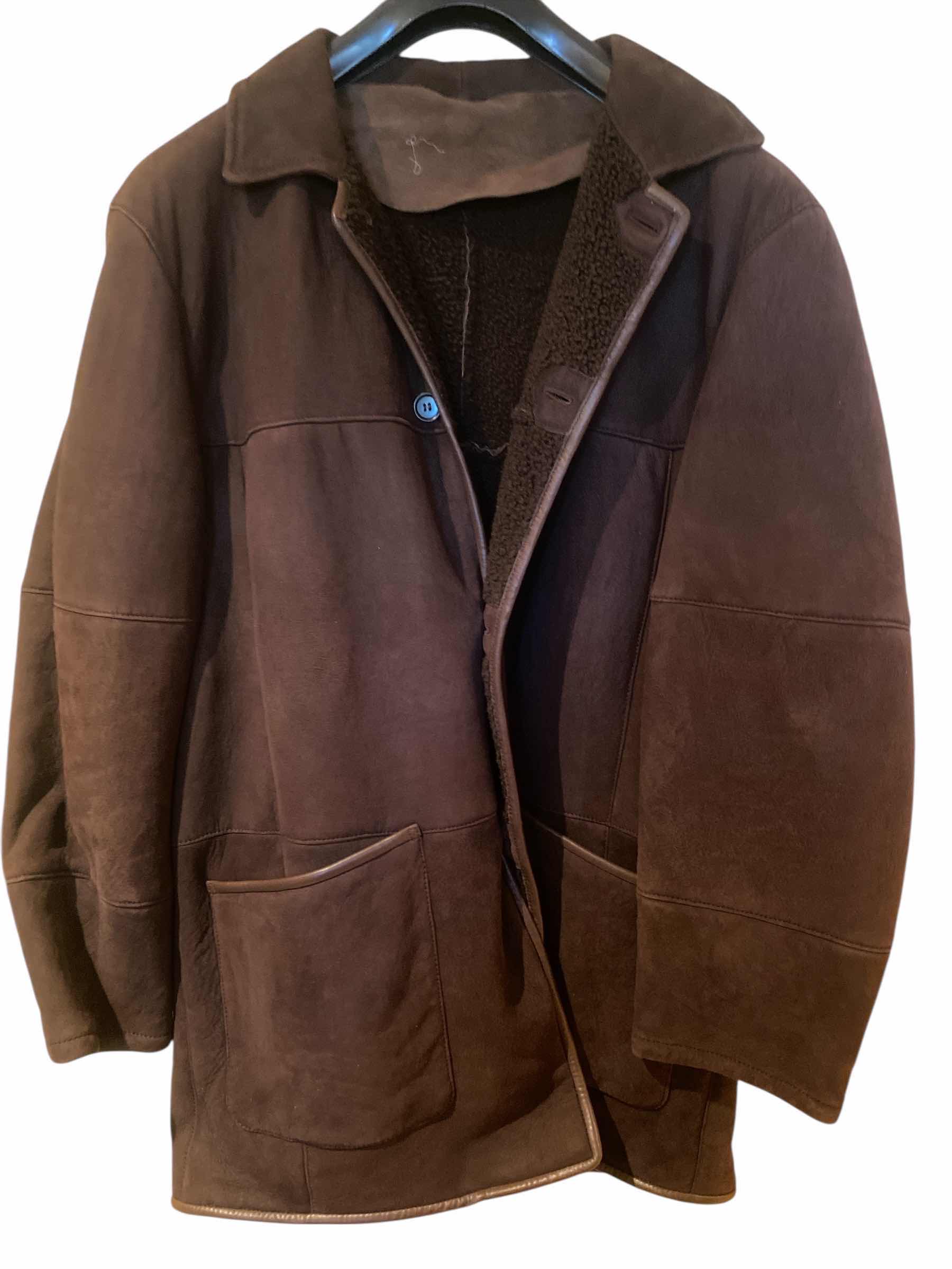 Photo 1 of NAPOLEON SHEEPSKIN JACKET MENS EST SIZE LARGE