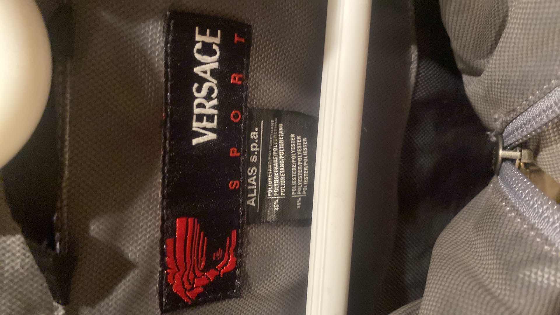 Photo 1 of VERSACE SPORT NYLON JACKET MENS EST SIZE XL