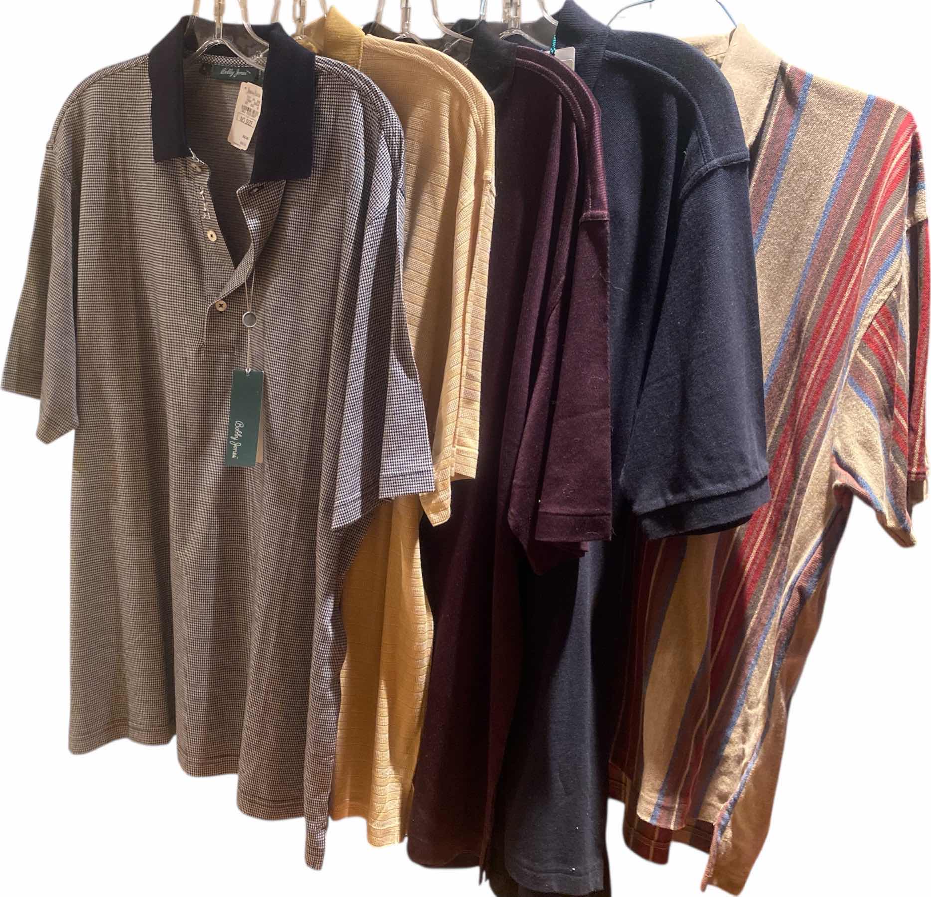 Photo 1 of 5 - DESIGNER POLO SHIRTS (SOME WITH $ TAGS) MENS SIZE LARGE