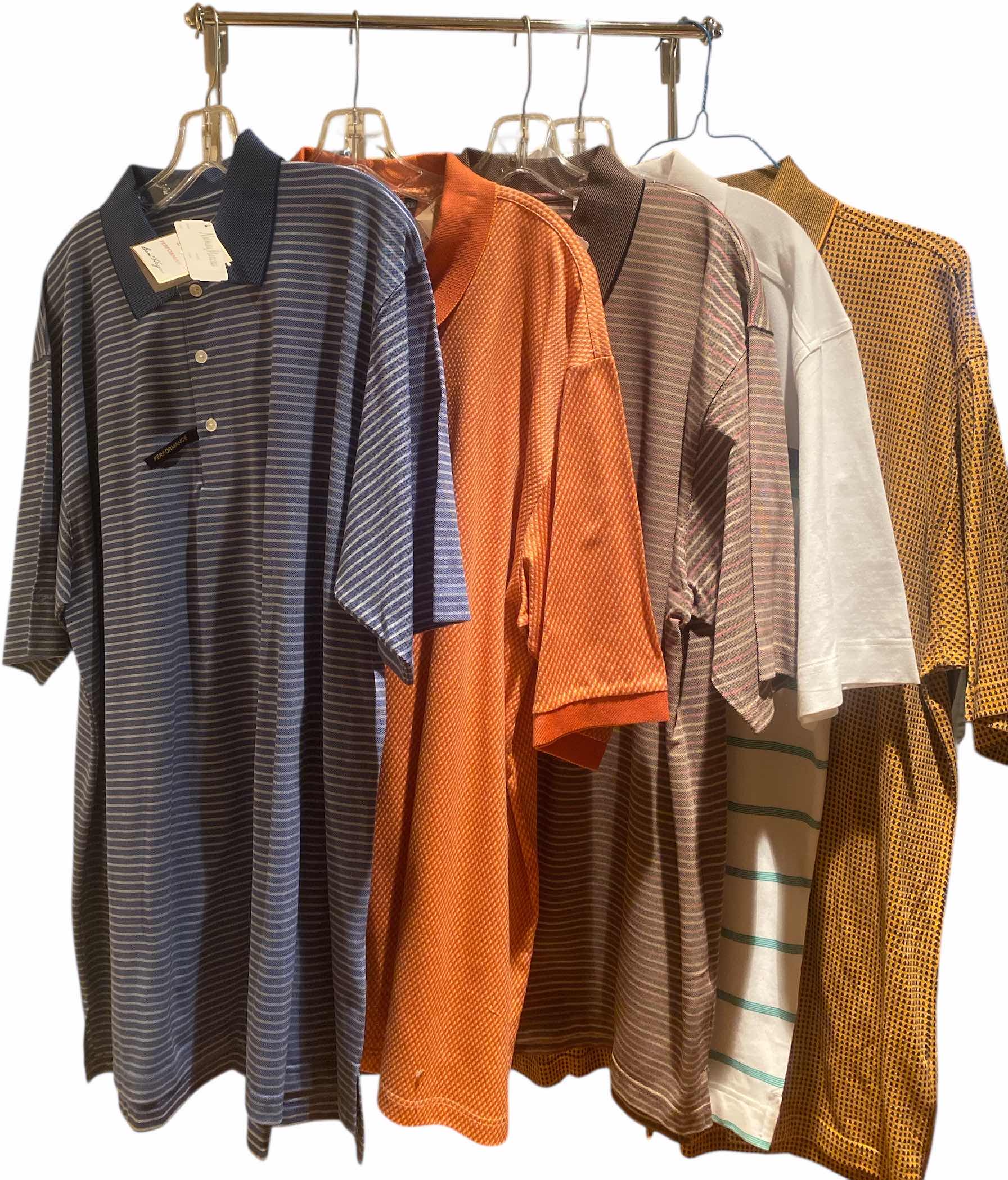 Photo 1 of 5 - DESIGNER POLO SHIRTS (SOME WITH $ TAGS) MENS SIZE X LARGE