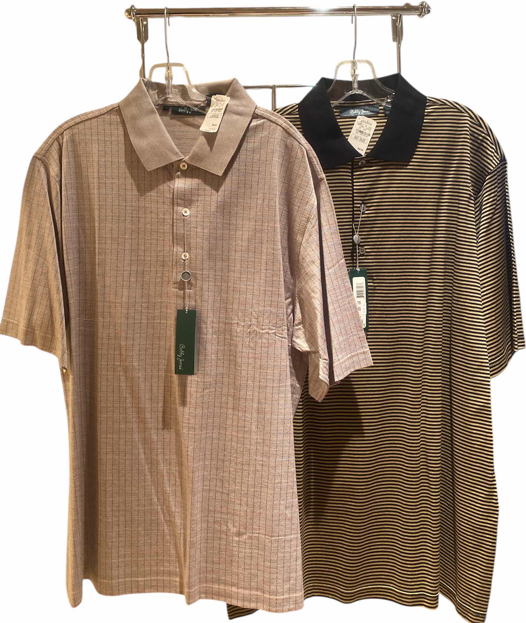 Photo 1 of 2 - NEW BOBBY JONES POLO SHIRTS MENS SIZE LARGE