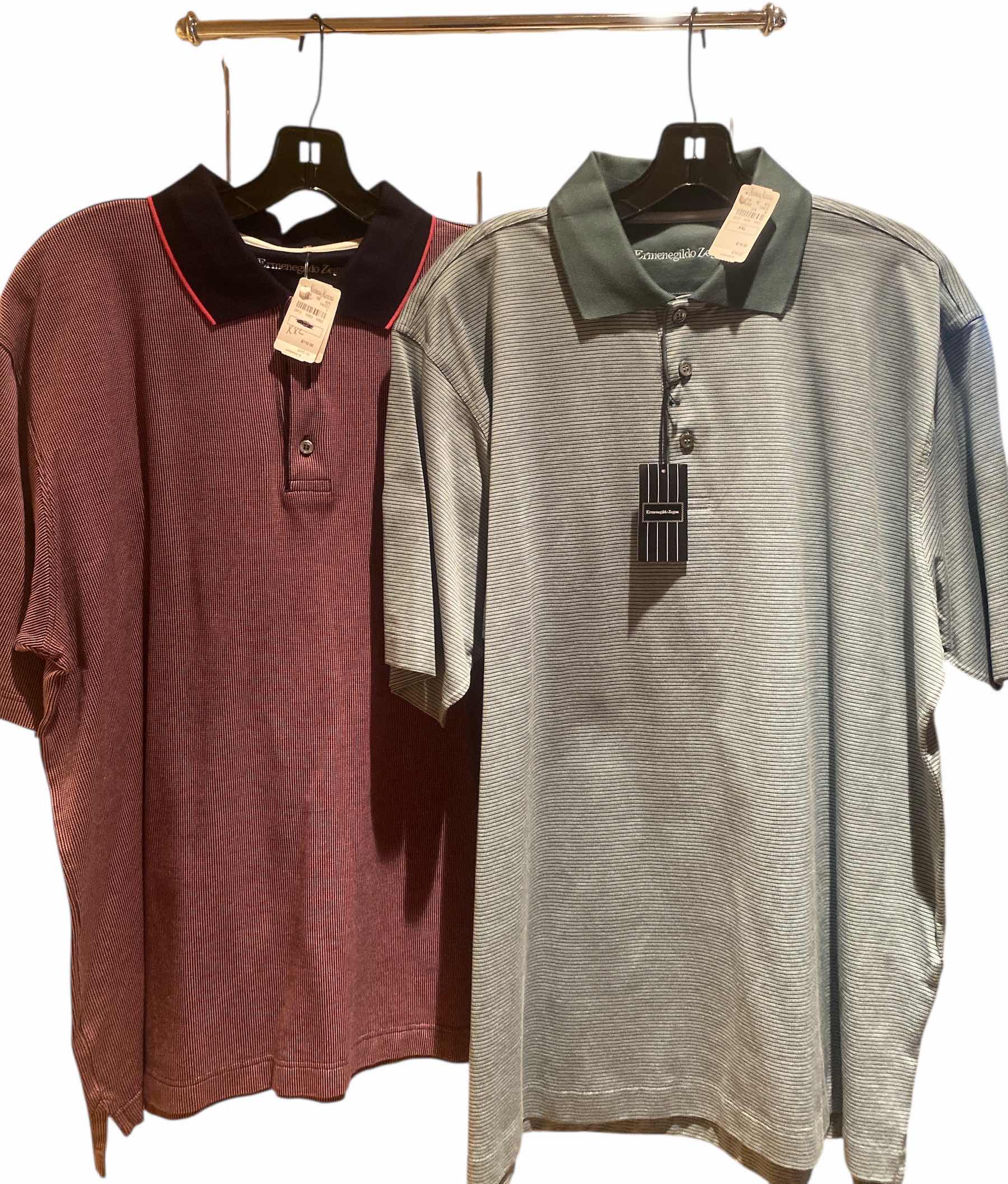 Photo 1 of 2- NEW ENENEGILDO ZENGA POLO SHIRTS MENS SIZE XX LARGE