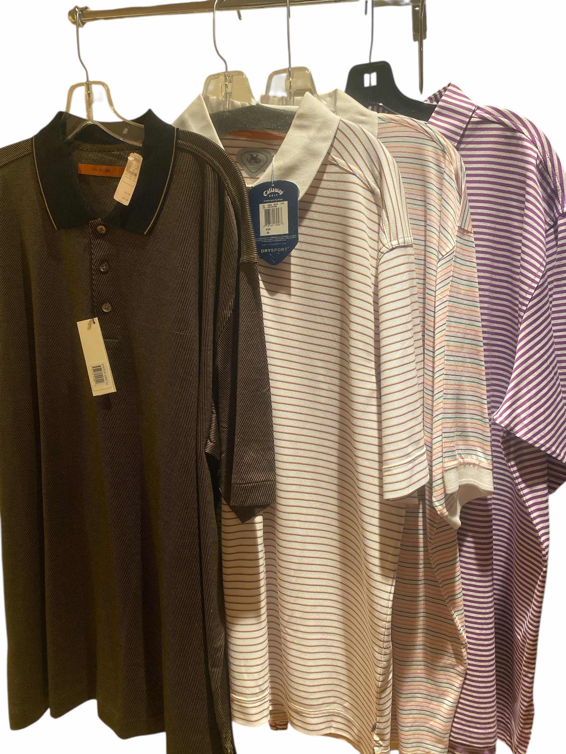 Photo 1 of 4 - NEW DESIGNER GOLF SHIRTS MENS SIZE X LARGE