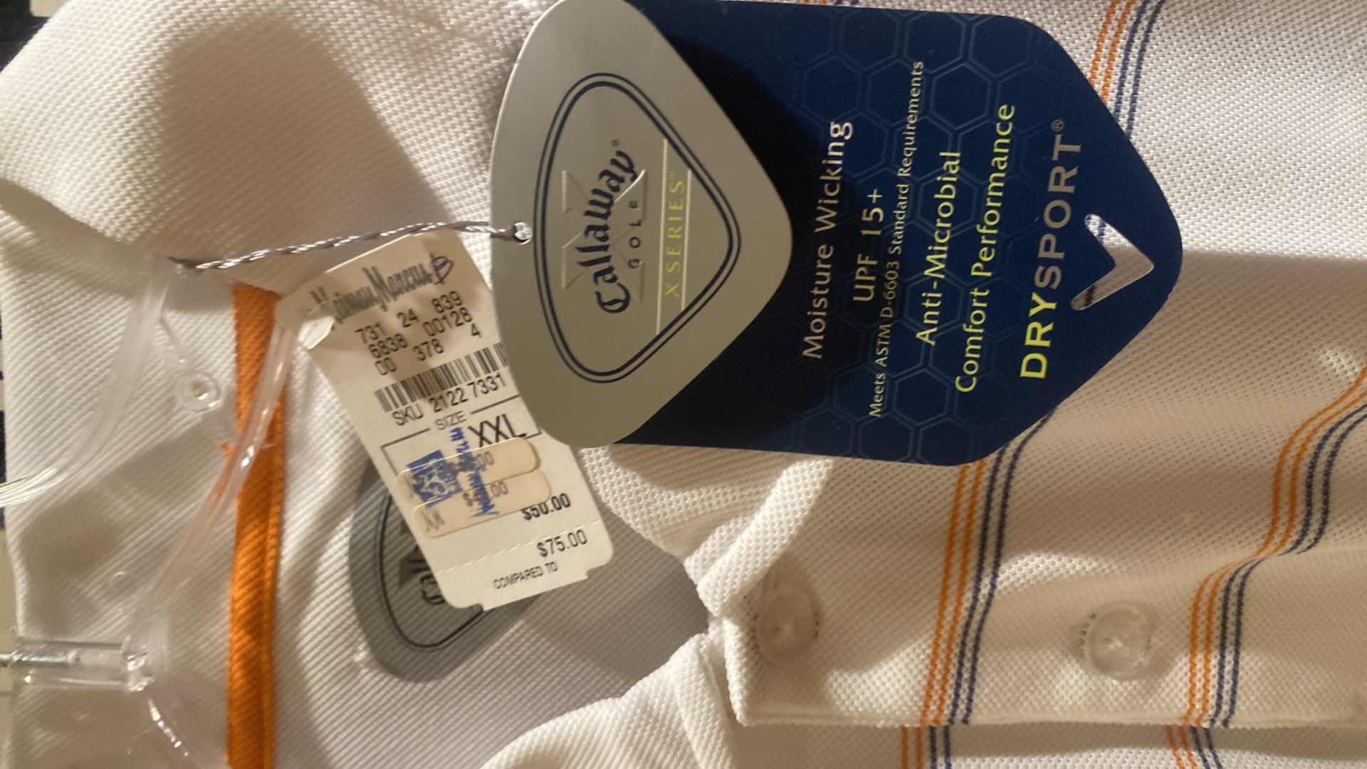 Photo 1 of 5 - NEW DESIGNER GOLF SHIRTS MENS SIZE XX LARGE