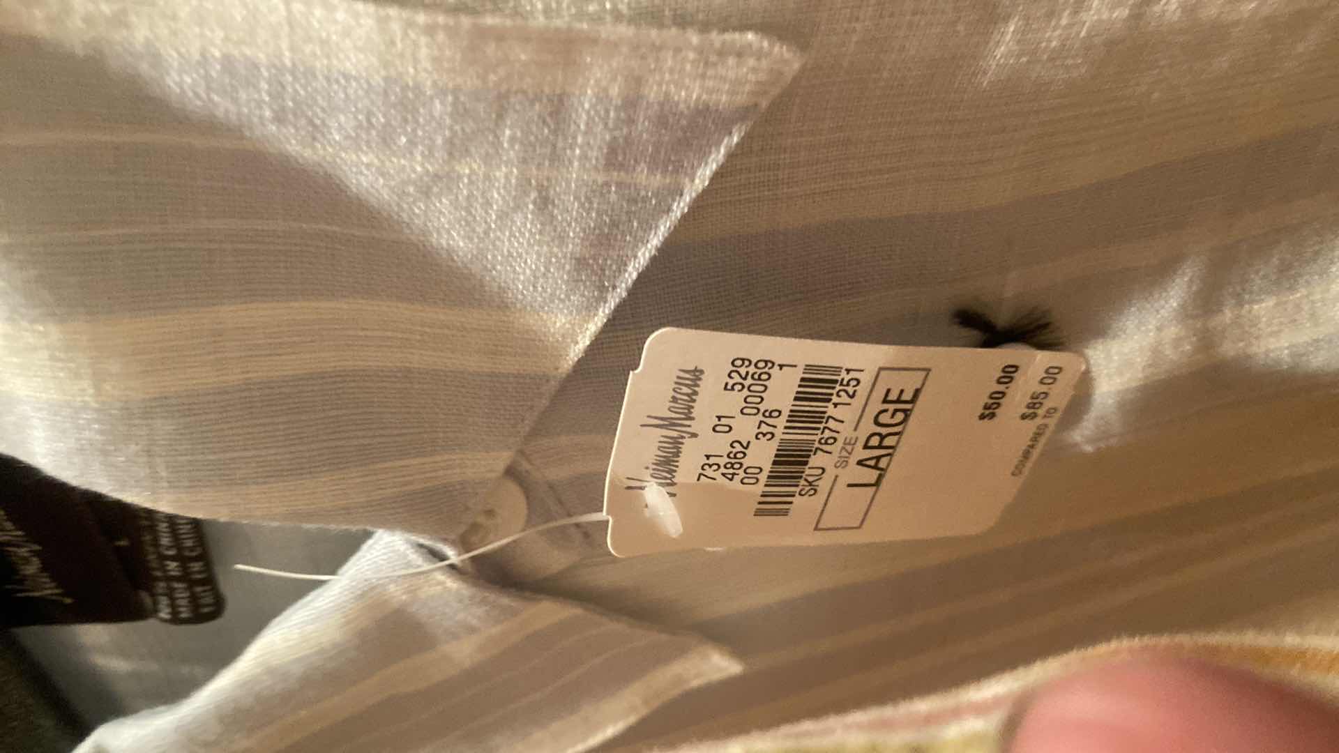 Photo 1 of 10 - DESIGNER BUTTON DOWN SHORT SLEEVE SHIRTS SIZE LARGE - SOME ARE NEW