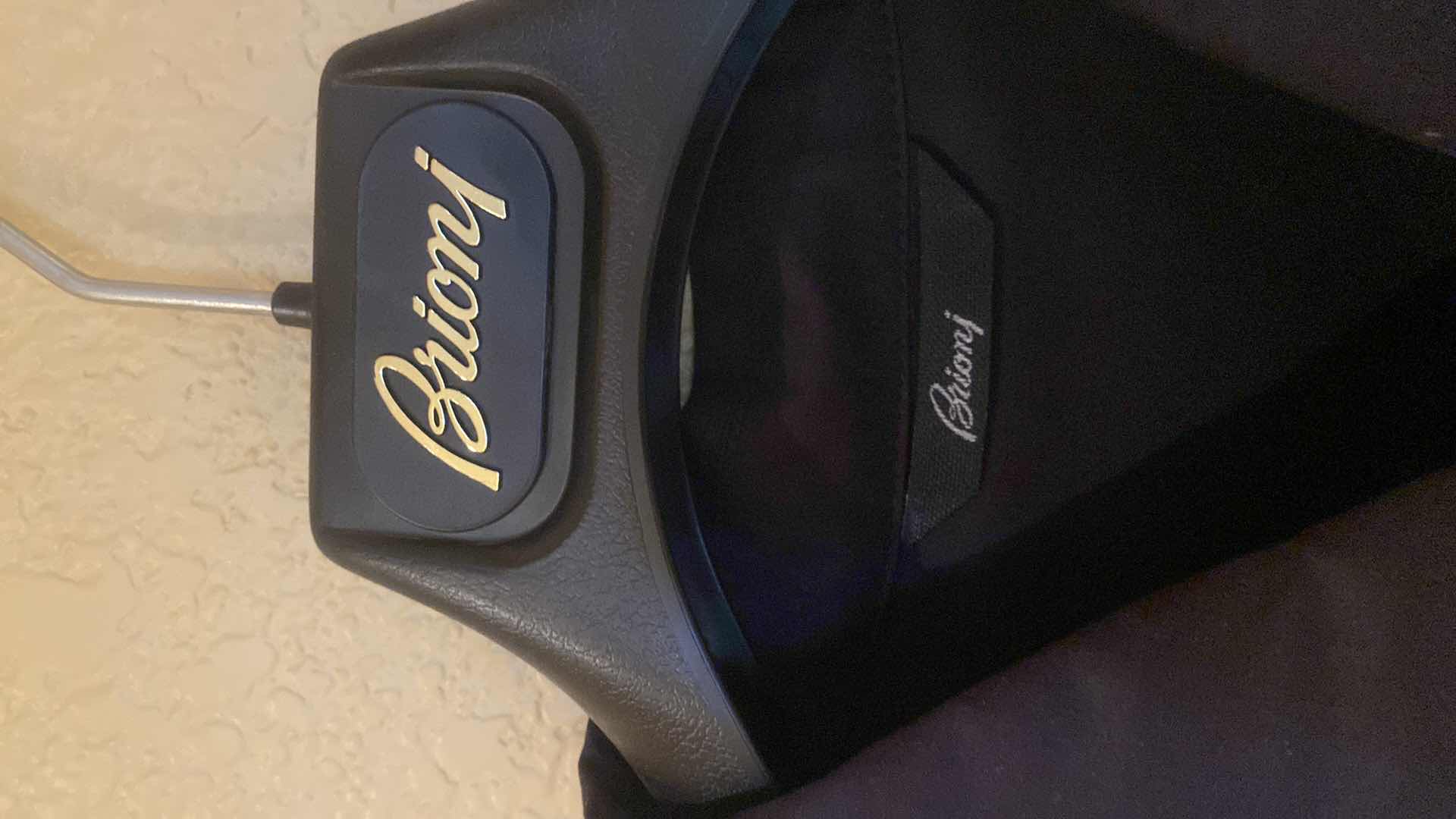 Photo 1 of BRIONI BLACK CANVAS COAT MENS MADE IN ITALY EST SIZE LARGE