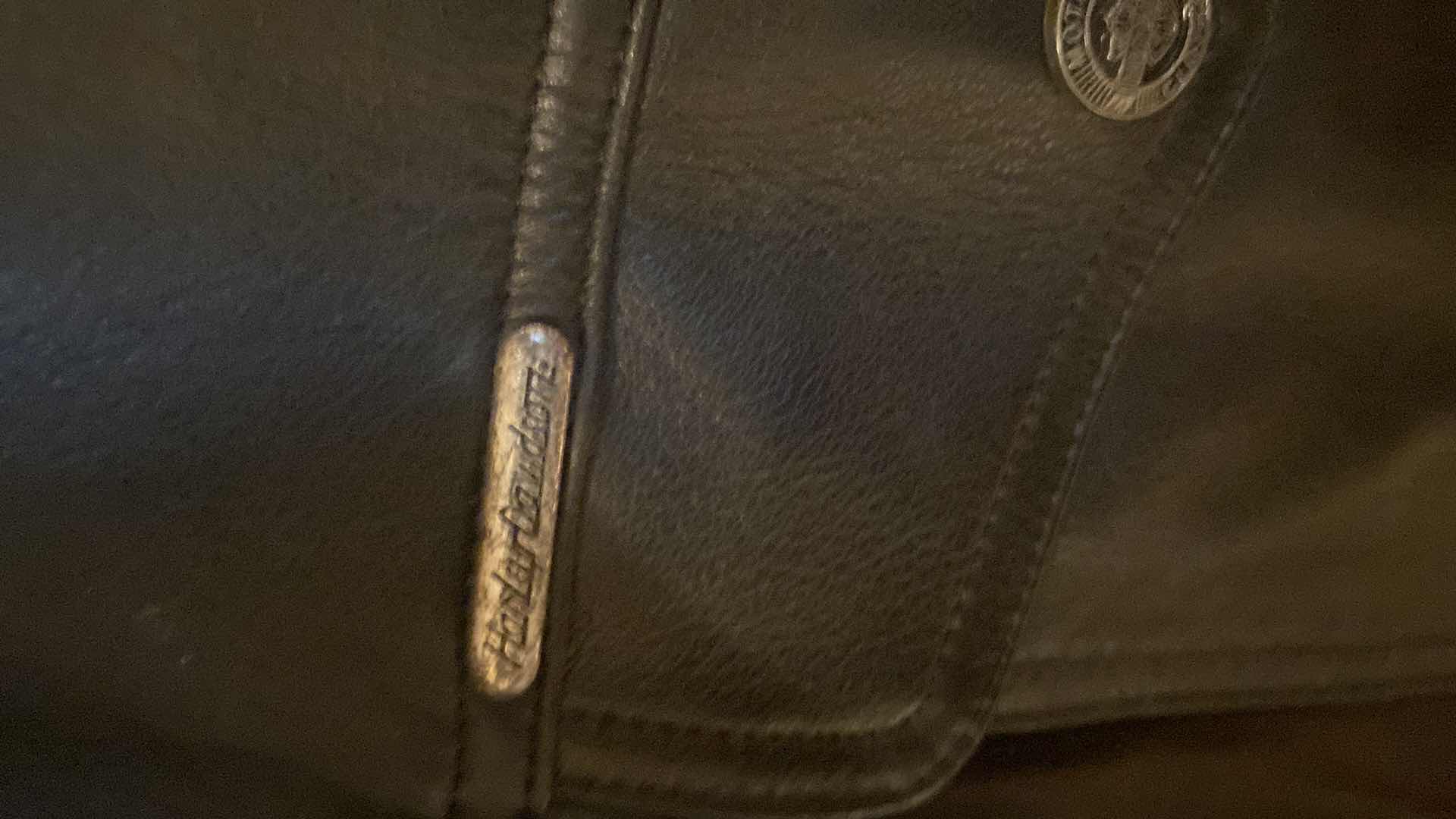 Photo 1 of HARLEY DAVIDSON SNAP DOWN LEATHER SHIRT JACKET MADE IN MEXICO SIZE XL