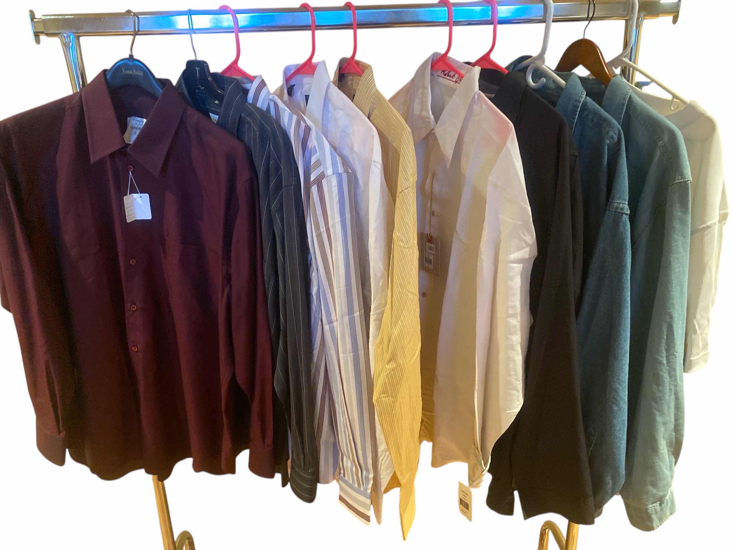 Photo 1 of 10 - DESIGNER DRESS SHIRTS SIZE X LARGE (SOME HAVE TAGS)
