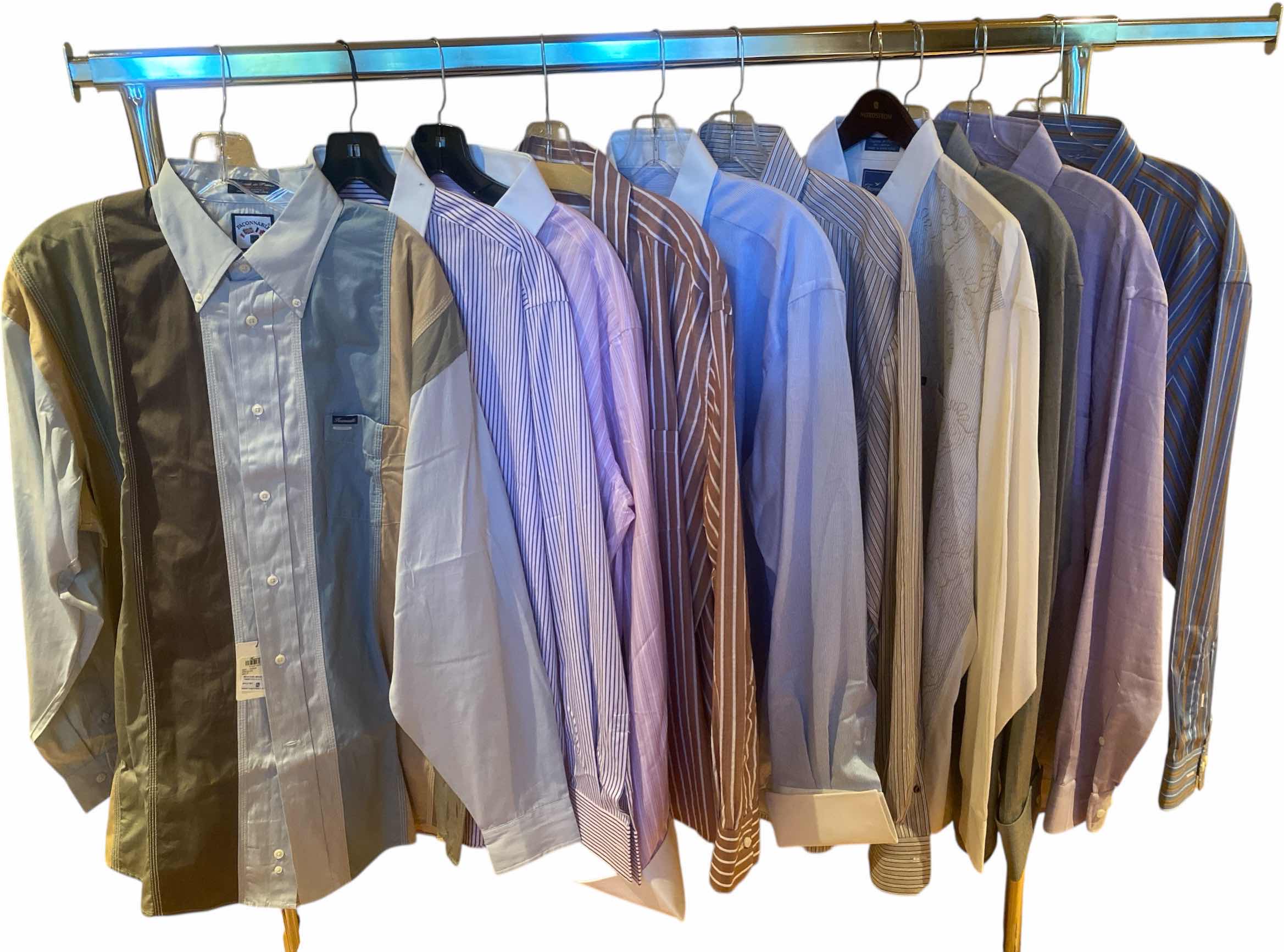 Photo 1 of 10 - DESIGNER DRESS SHIRTS SIZE LARGE (SOME HAVE TAGS)