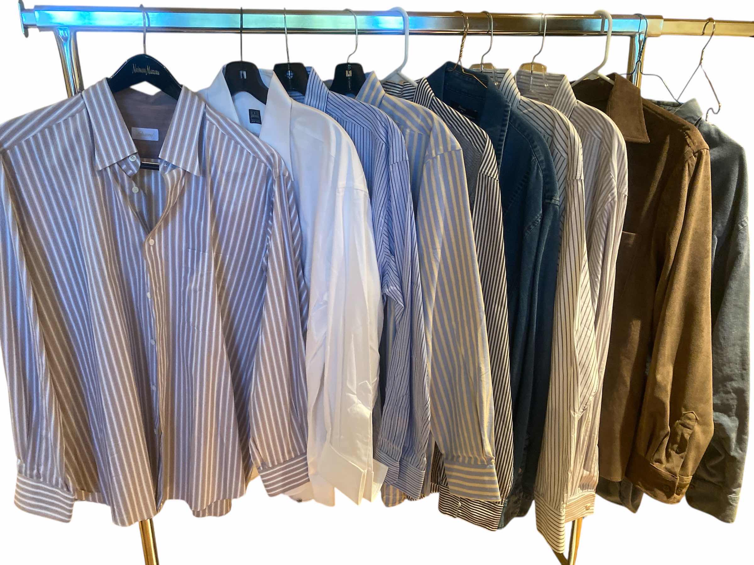 Photo 1 of 10 - DESIGNER DRESS SHIRTS SIZE X LARGE (SOME HAVE TAGS)