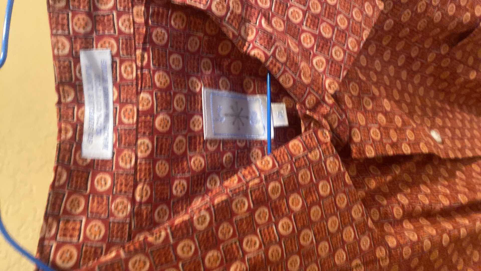 Photo 1 of 10- DESIGNER LONG SLEEVE DRESS SHIRTS SIZE 17, 17 1/2 & X LARGE (SOME WITH TAGS)