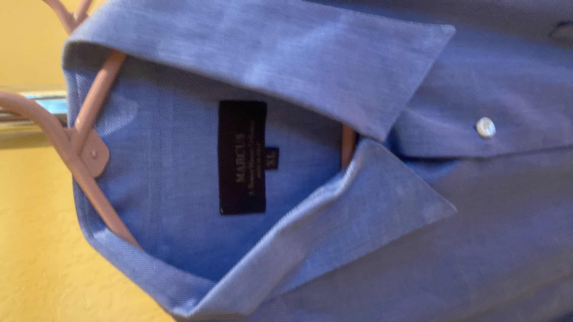 Photo 1 of 10- DESIGNER SHORT SLEEVE DRESS SHIRTS SIZE 17, 17 1/2 & X LARGE (SOME WITH TAGS)