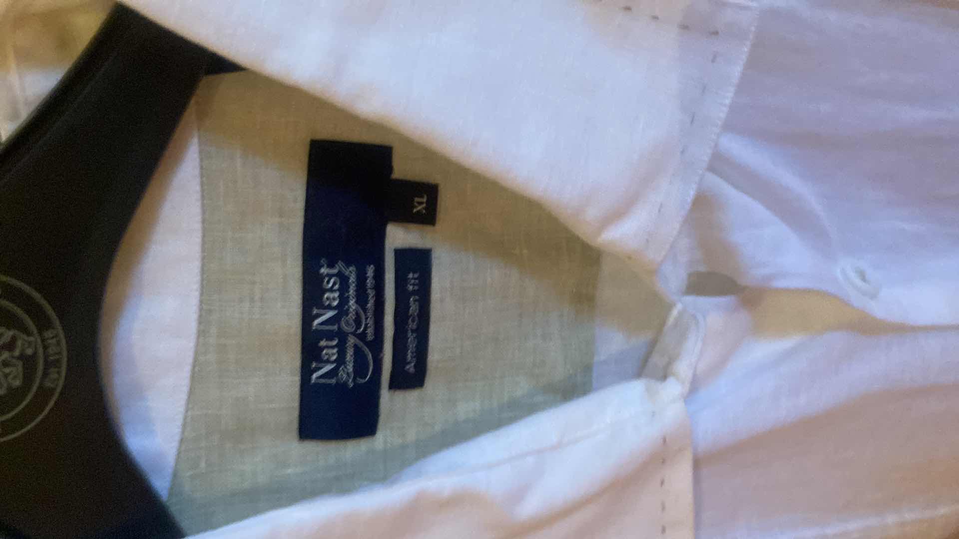 Photo 1 of 10- DESIGNER SHORT SLEEVE DRESS SHIRTS SIZE 17, 17 1/2 & X LARGE (SOME WITH TAGS)