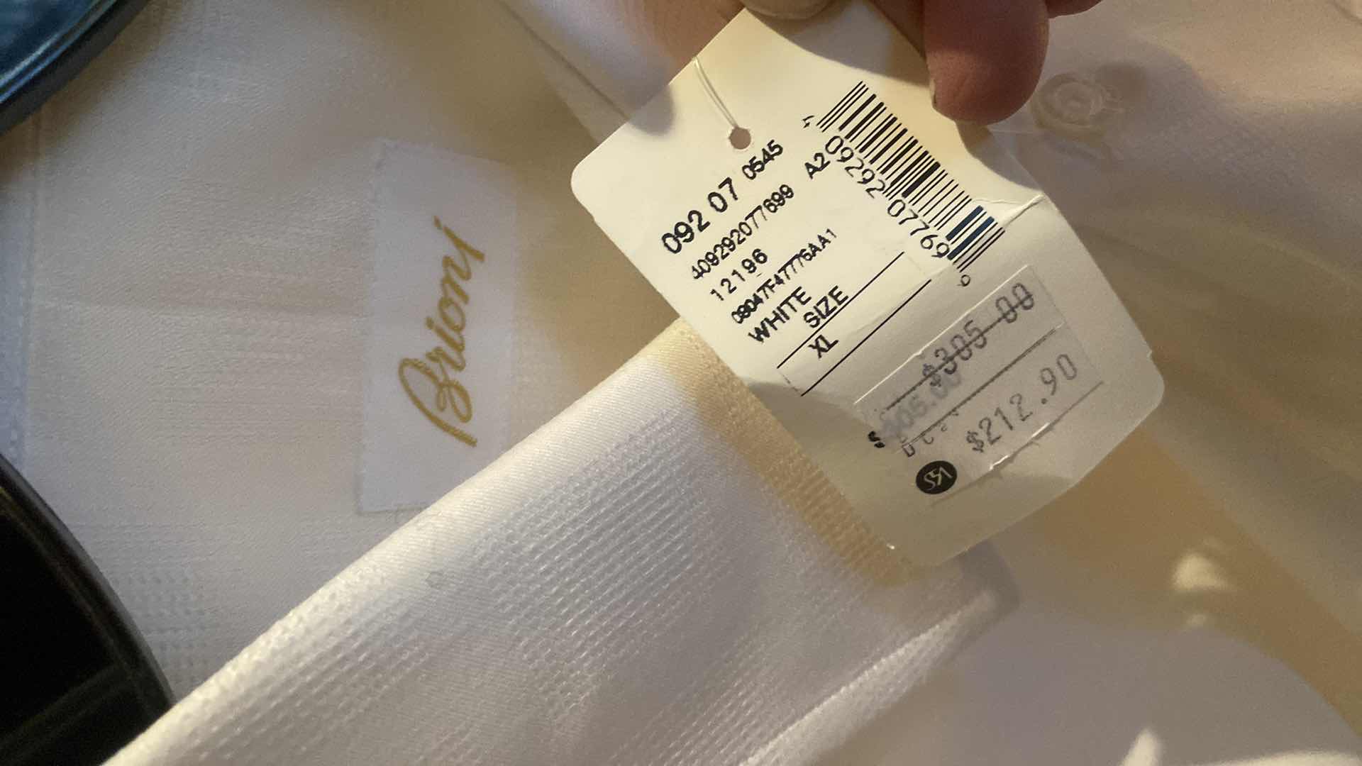 Photo 1 of 10- DESIGNER LONG SLEEVE DRESS SHIRTS SIZE 17, 17 1/2 & X LARGE (SOME WITH TAGS)