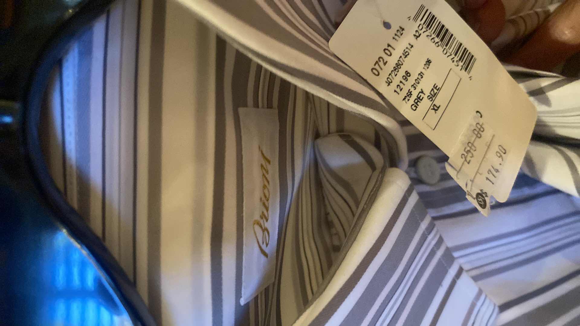 Photo 1 of 10- DESIGNER LONG SLEEVE DRESS SHIRTS SIZE 17, 17 1/2 & X LARGE (SOME WITH TAGS)