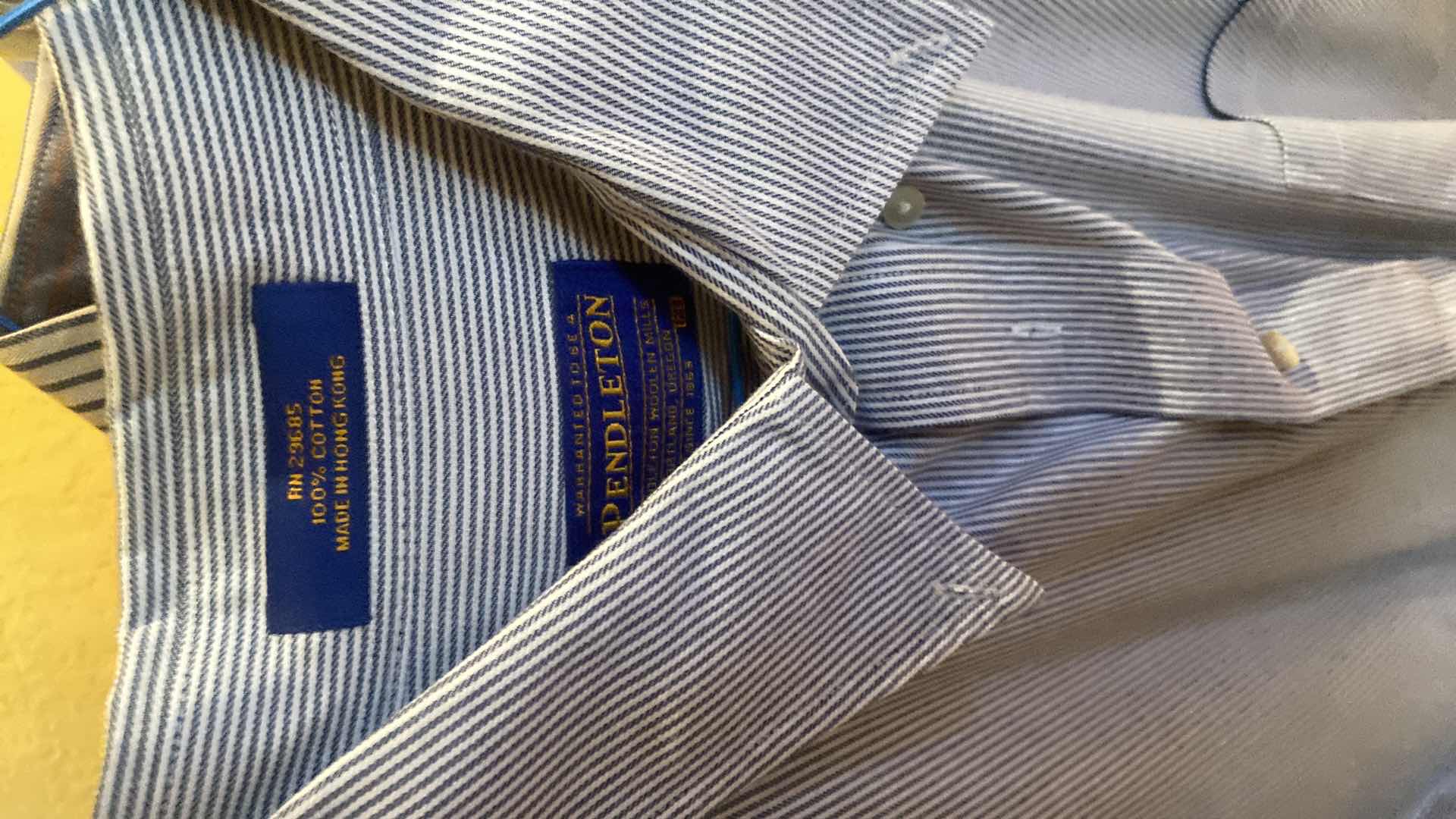 Photo 1 of 10- DESIGNER SHORT SLEEVE DRESS SHIRTS SIZE 17, 17 1/2 & X LARGE (SOME WITH TAGS)