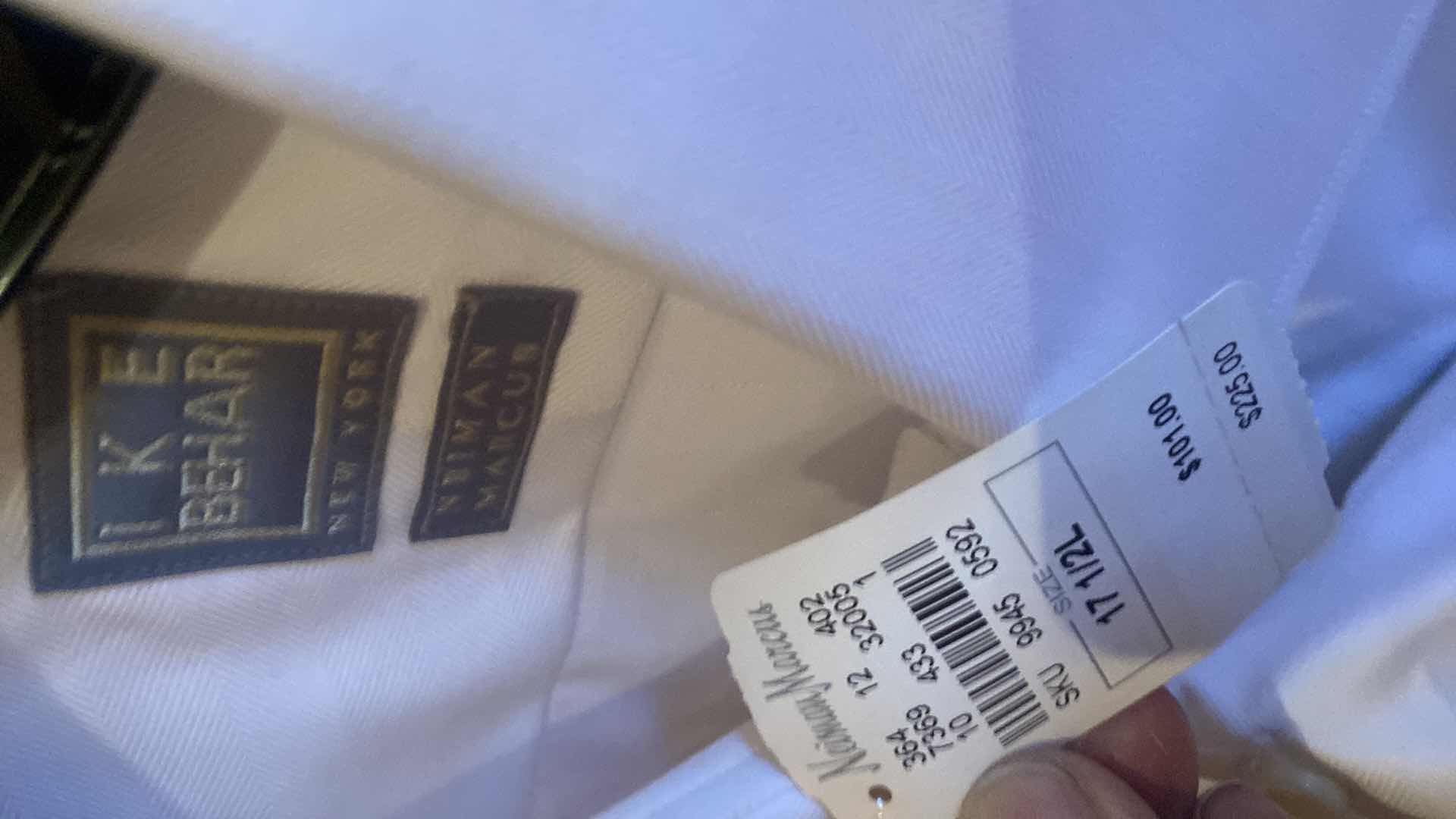 Photo 1 of 10- DESIGNER LONG SLEEVE DRESS SHIRTS SIZE 17 1/2 & X LARGE (SOME WITH TAGS)