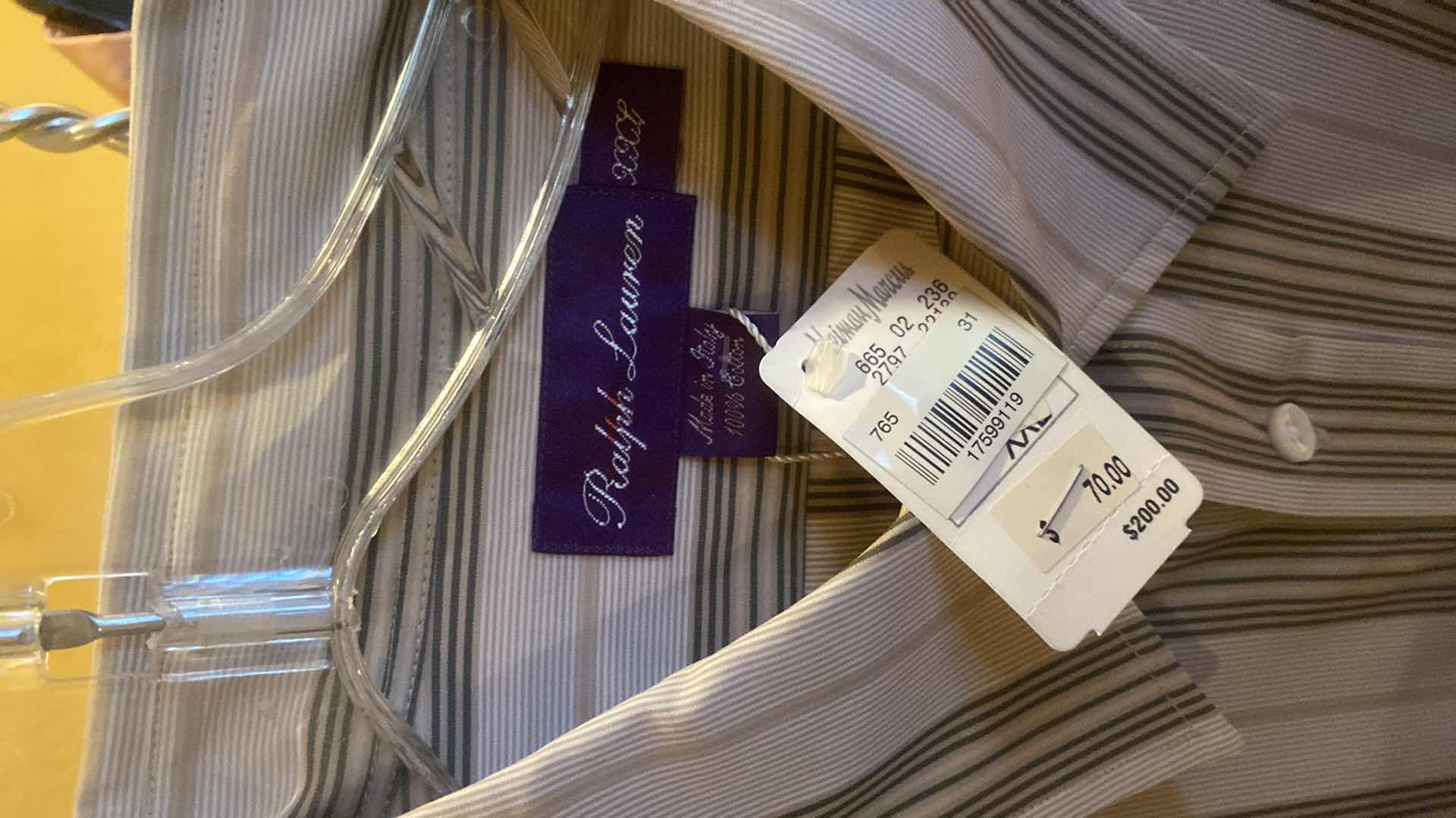 Photo 1 of 10 - DESIGNER LONG SLEEVE DRESS SHIRTS SIZE 18 & XXLARGE (SOME WITH TAGS)