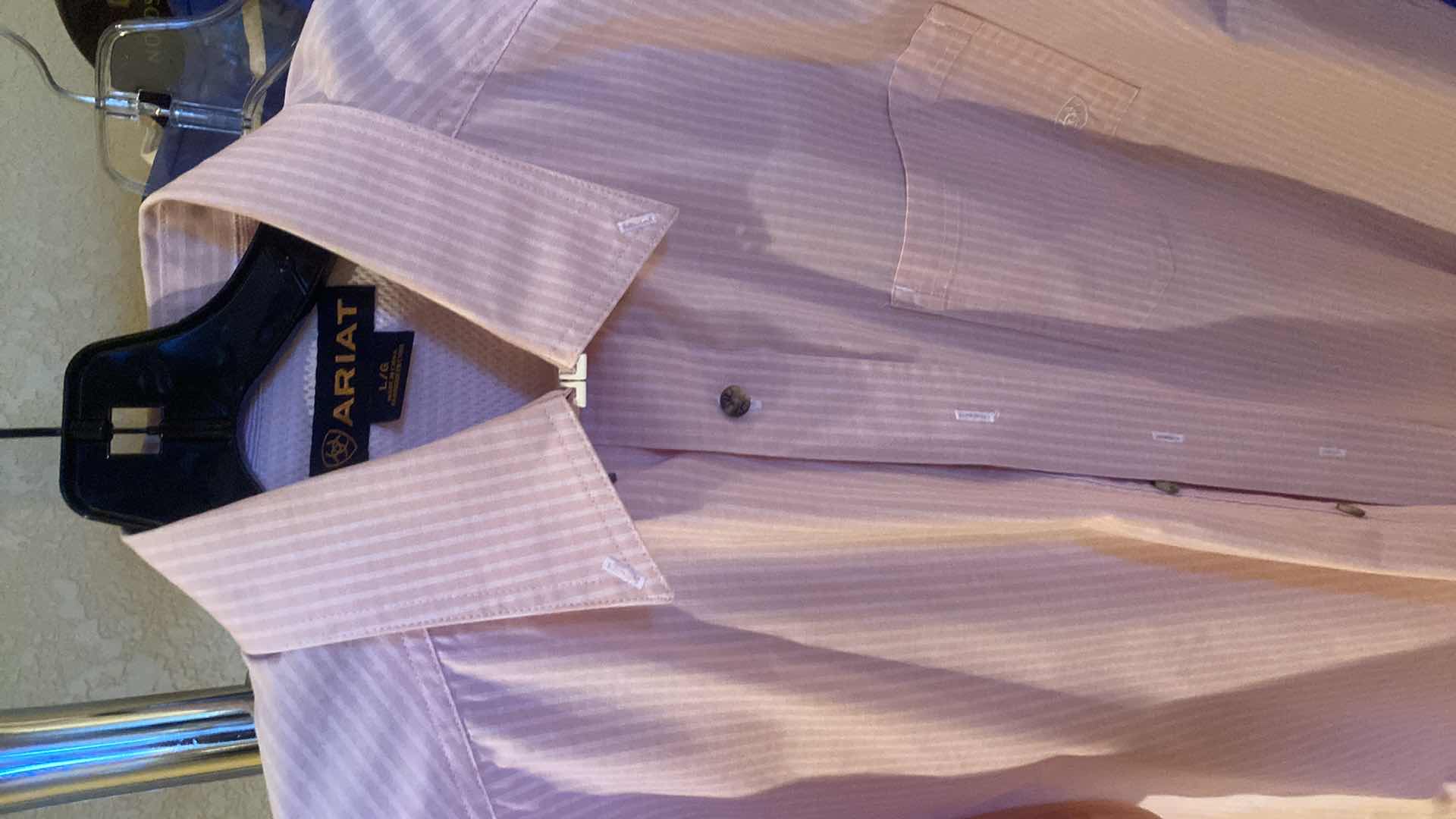 Photo 1 of 10 - DESIGNER LONG SLEEVE DRESS SHIRTS SIZE 17 LARGE (SOME WITH TAGS)