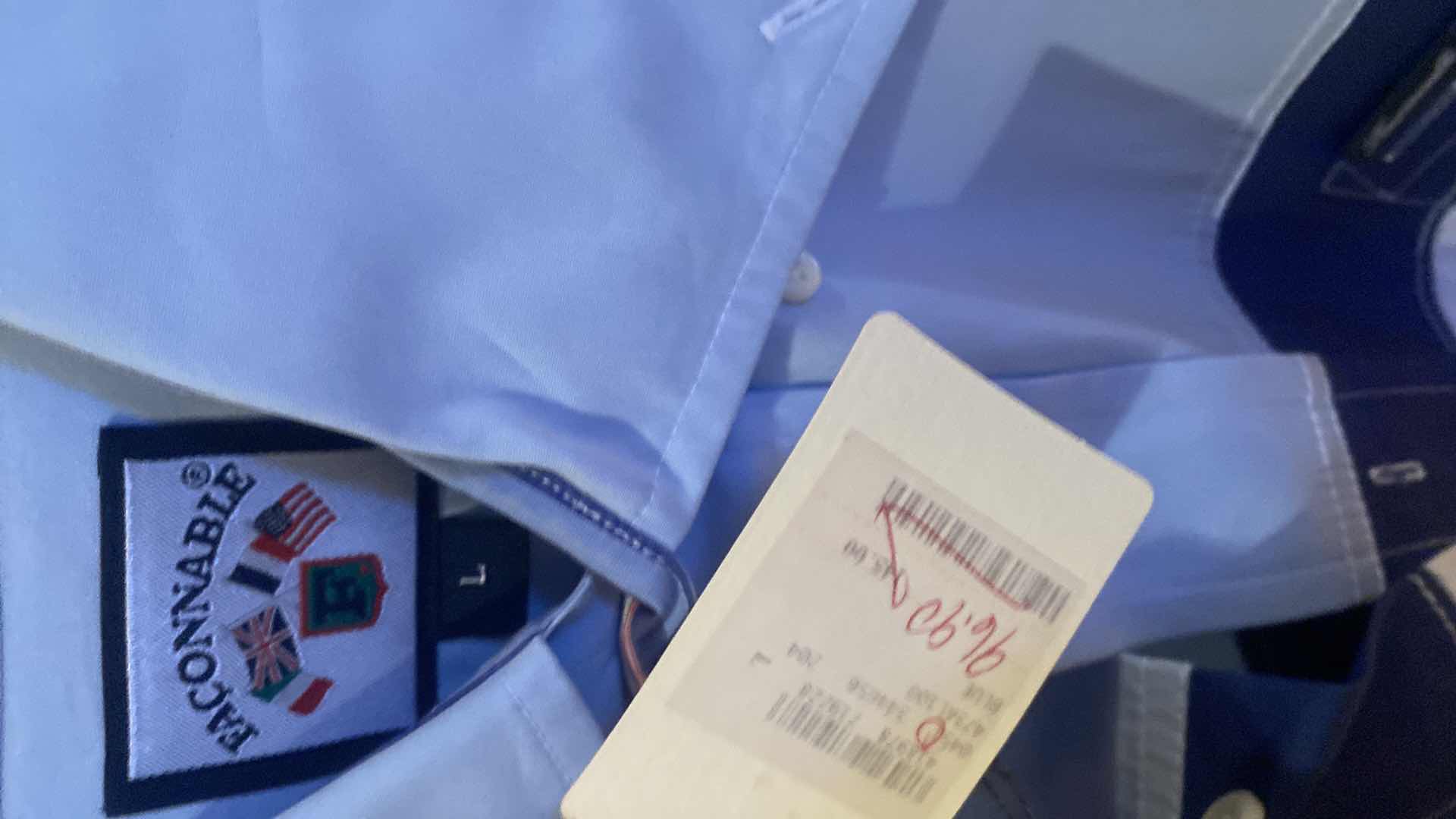 Photo 1 of 13 - DESIGNER LONG SLEEVE DRESS SHIRTS SIZE 17 LARGE (SOME WITH TAGS)