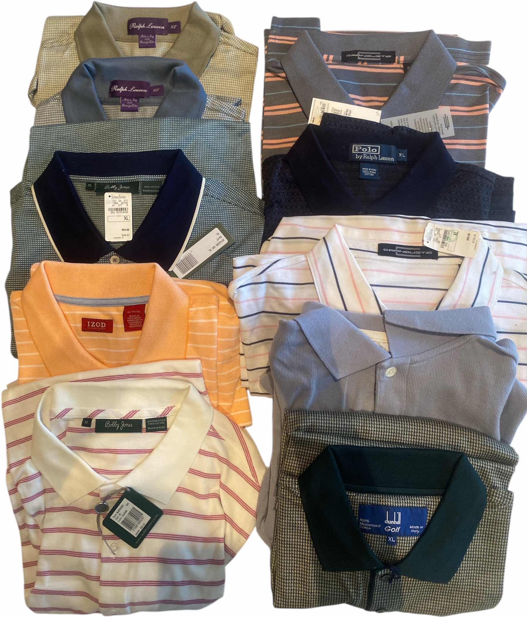 Photo 1 of 10- GOLF & CASUAL MEN’S SHIRTS SIZE XL (MOST ARE NEW)