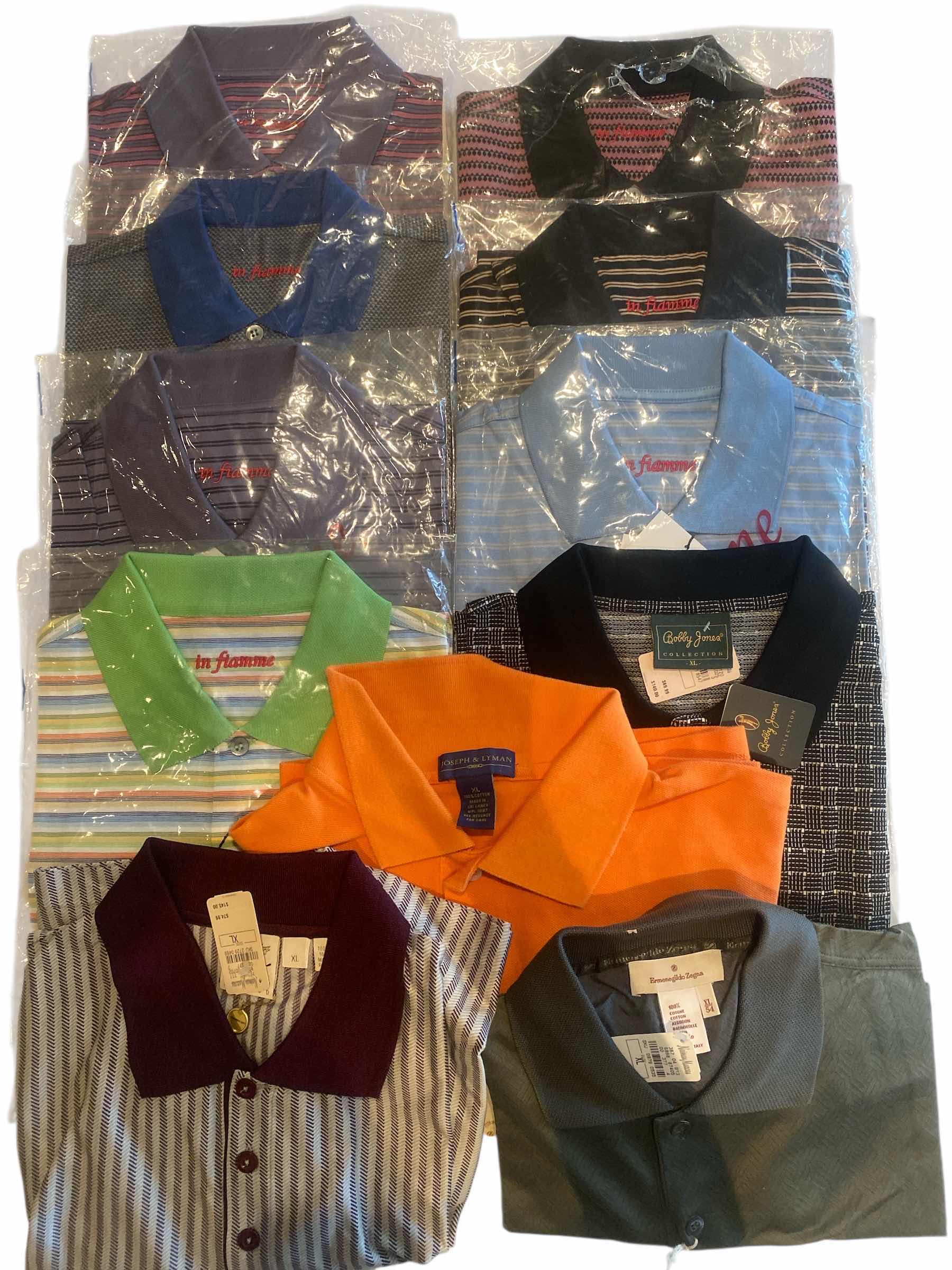 Photo 1 of 11 - GOLF & CASUAL MEN’S SHIRTS SIZE XL (MOST ARE NEW)