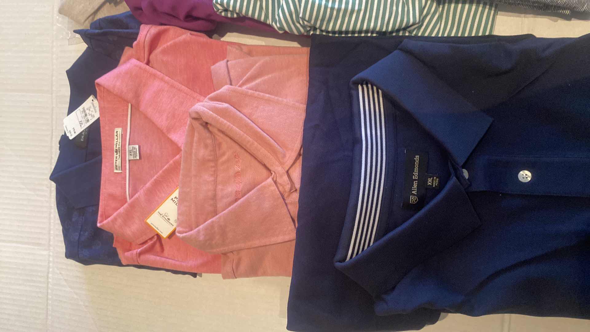Photo 1 of 8 - GOLF & CASUAL MEN’S SHIRTS SIZE XXL (MOST ARE NEW)
