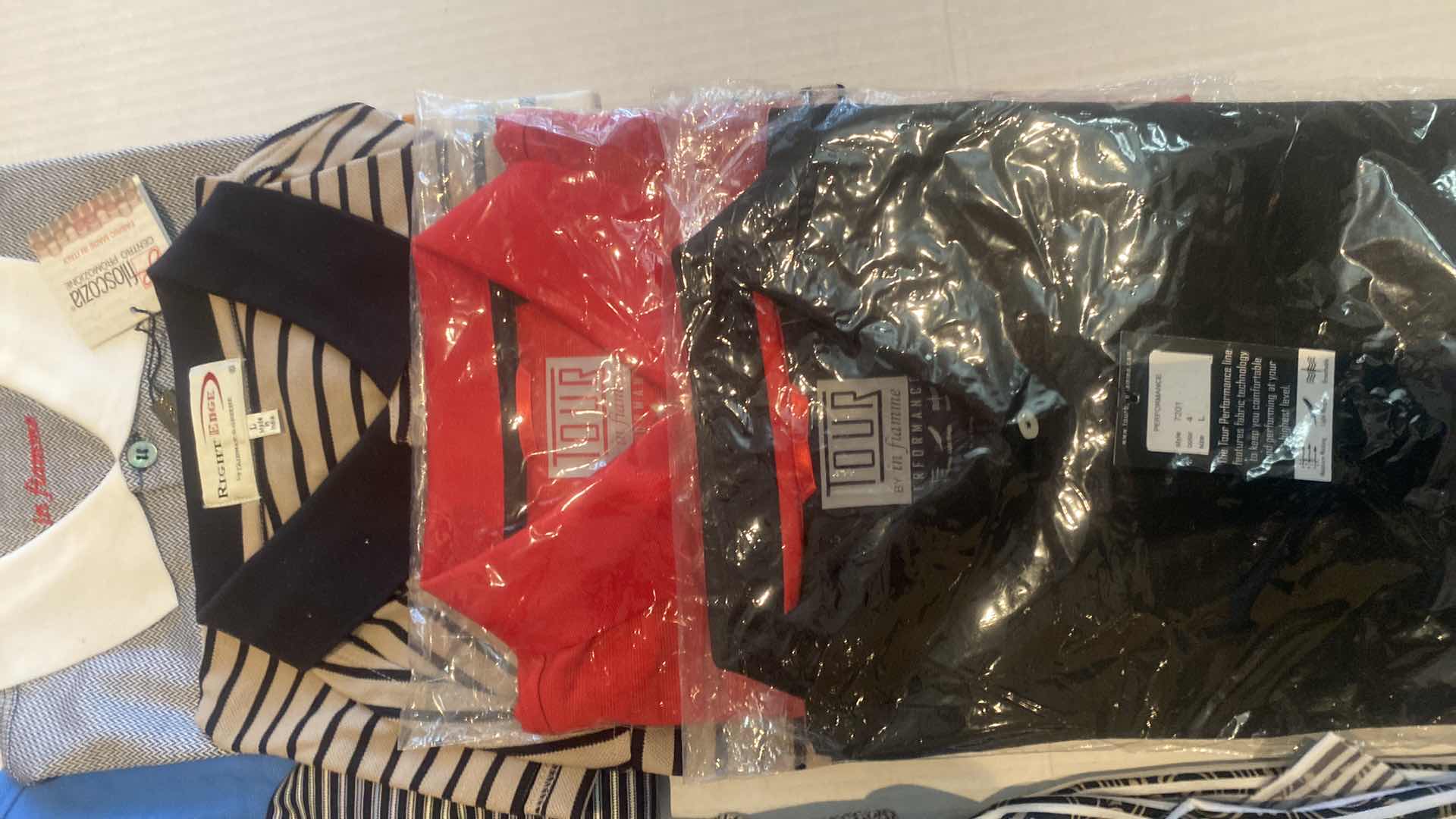 Photo 1 of 8 - GOLF & CASUAL MEN’S SHIRTS SIZE L (MOST ARE NEW)