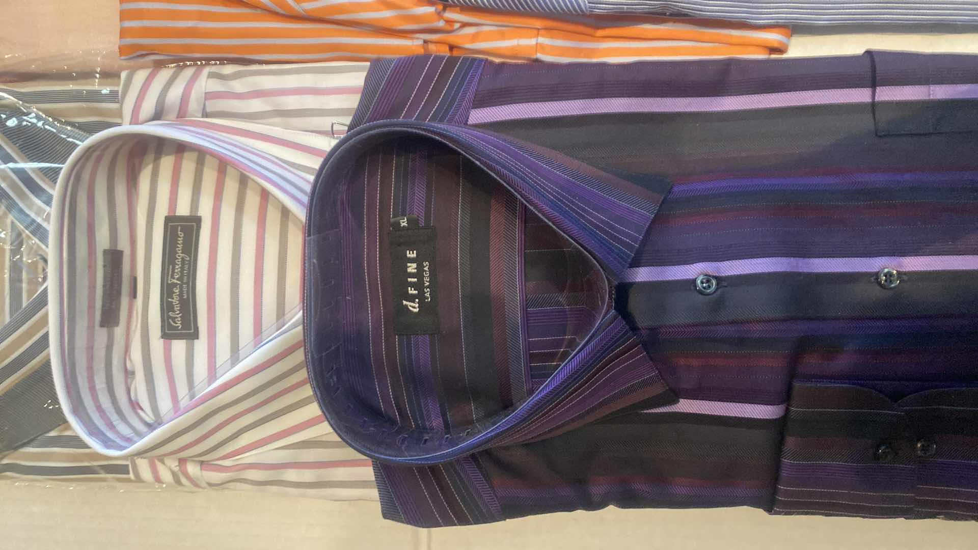 Photo 1 of 10 - DESIGNER LONG SLEEVE BUTTON DOWN MEN’S SHIRTS SIZE XL (MOST ARE NEW)