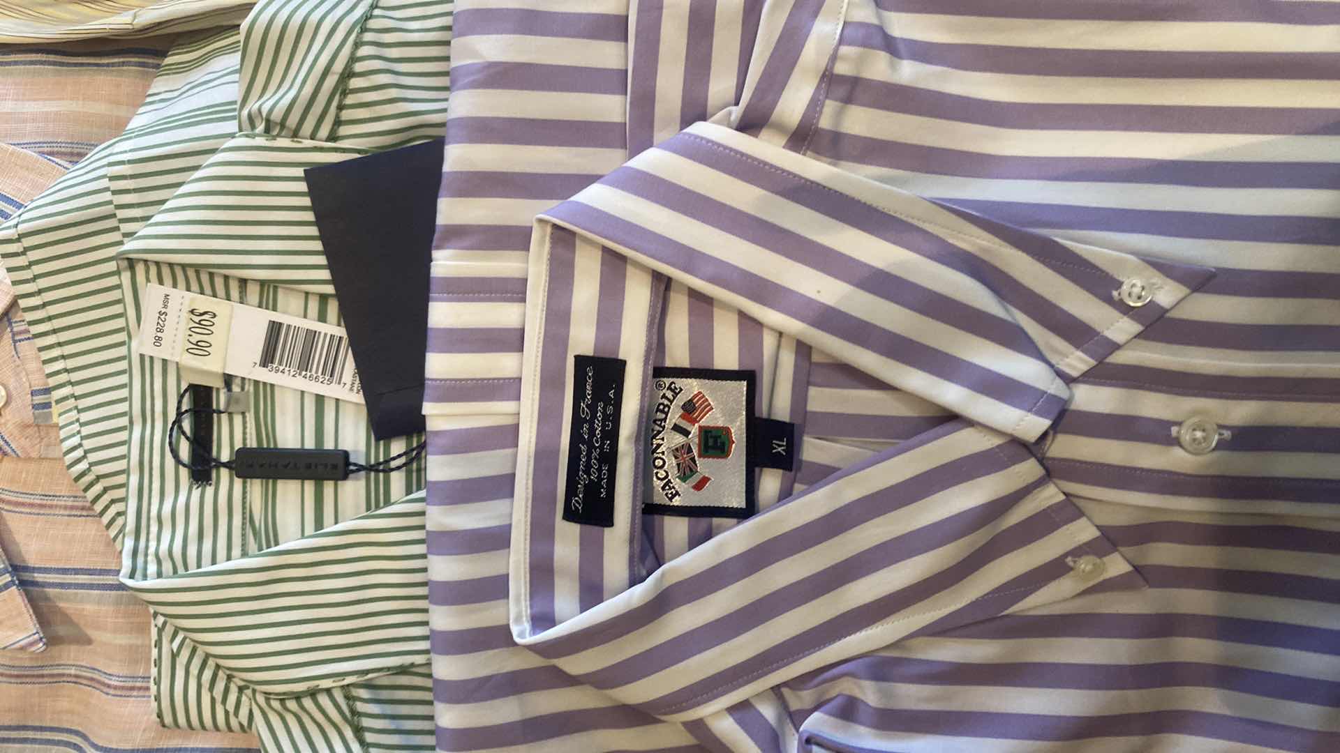 Photo 1 of 10 - DESIGNER LONG SLEEVE BUTTON DOWN MEN’S SHIRTS SIZE XL (MOST ARE NEW)