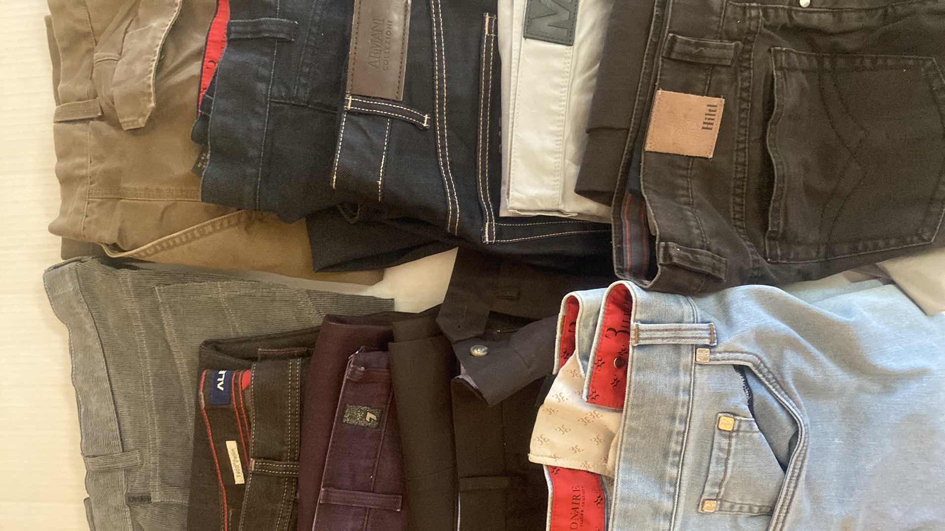 Photo 1 of 10 - MENS PANTS & JEANS SIZE 38 (SOME NEW)