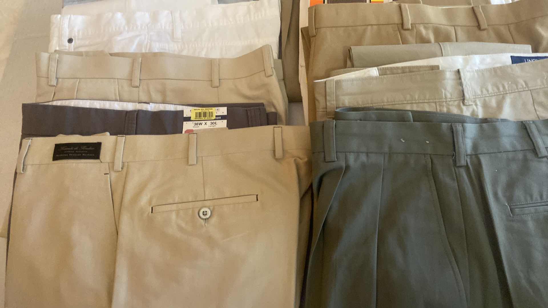 Photo 1 of 10 - MENS PANTS SIZE 38 (SOME NEW