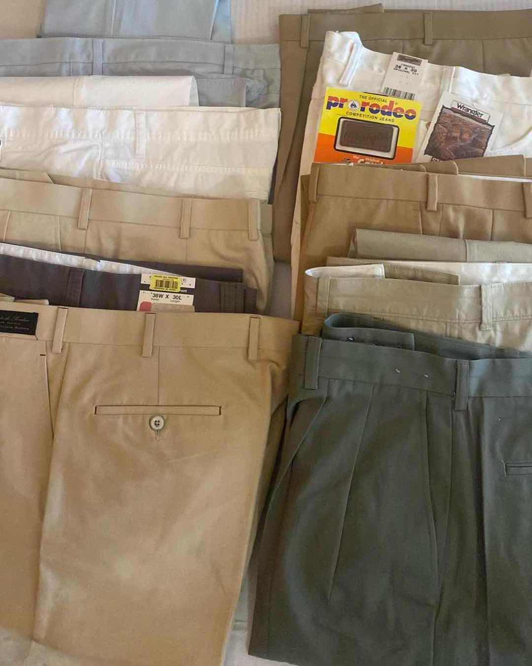 Photo 1 of 10 - MENS PANTS SIZE 38 (SOME NEW