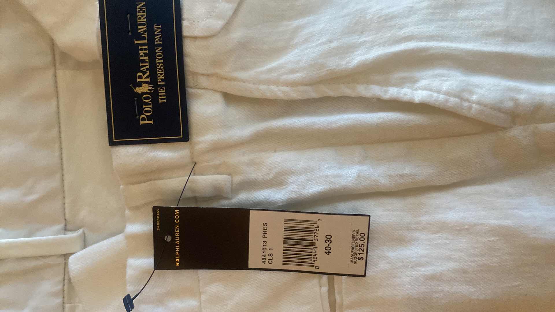 Photo 1 of 5 - MENS WHITE JEANS & SLACKS SIZE 40 (SOME NEW)