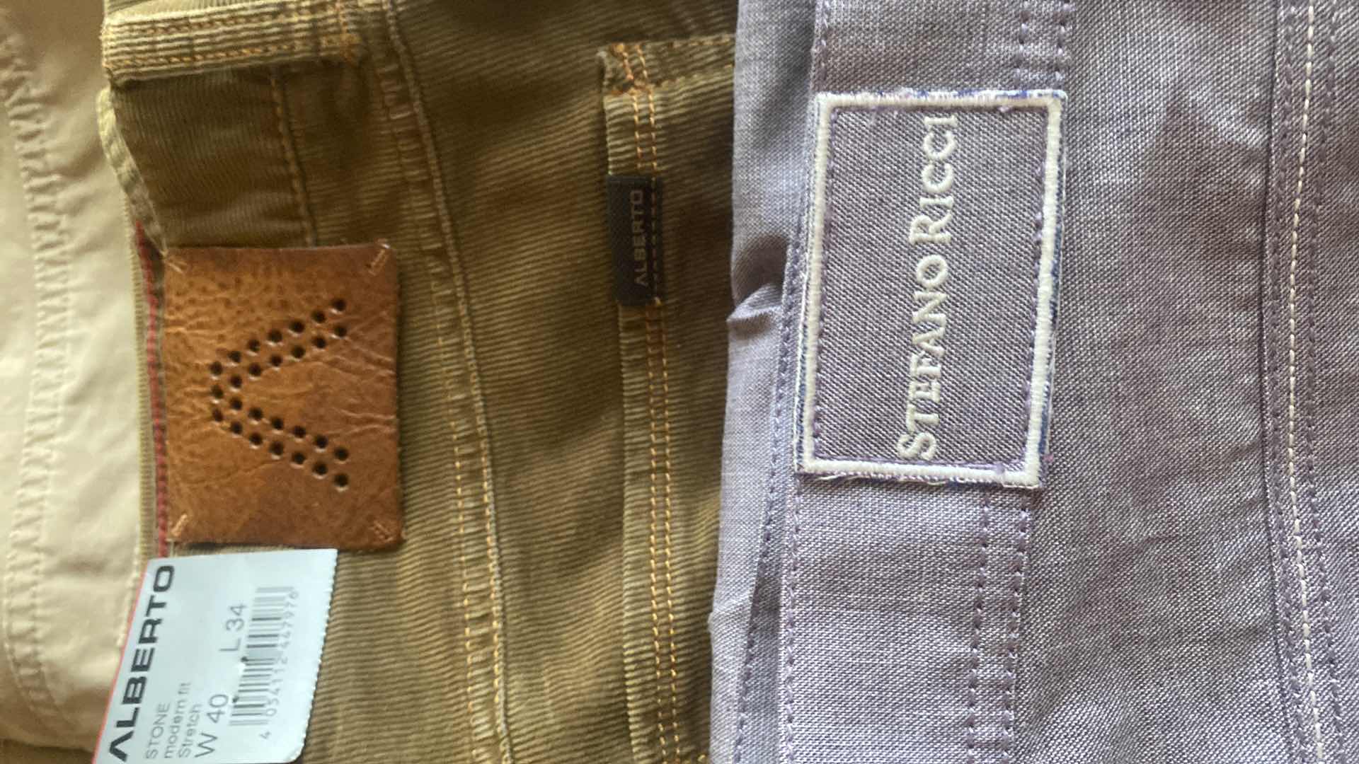 Photo 1 of 8 - MENS DESIGNER CASUAL SLACKS & JEANS SIZE 40