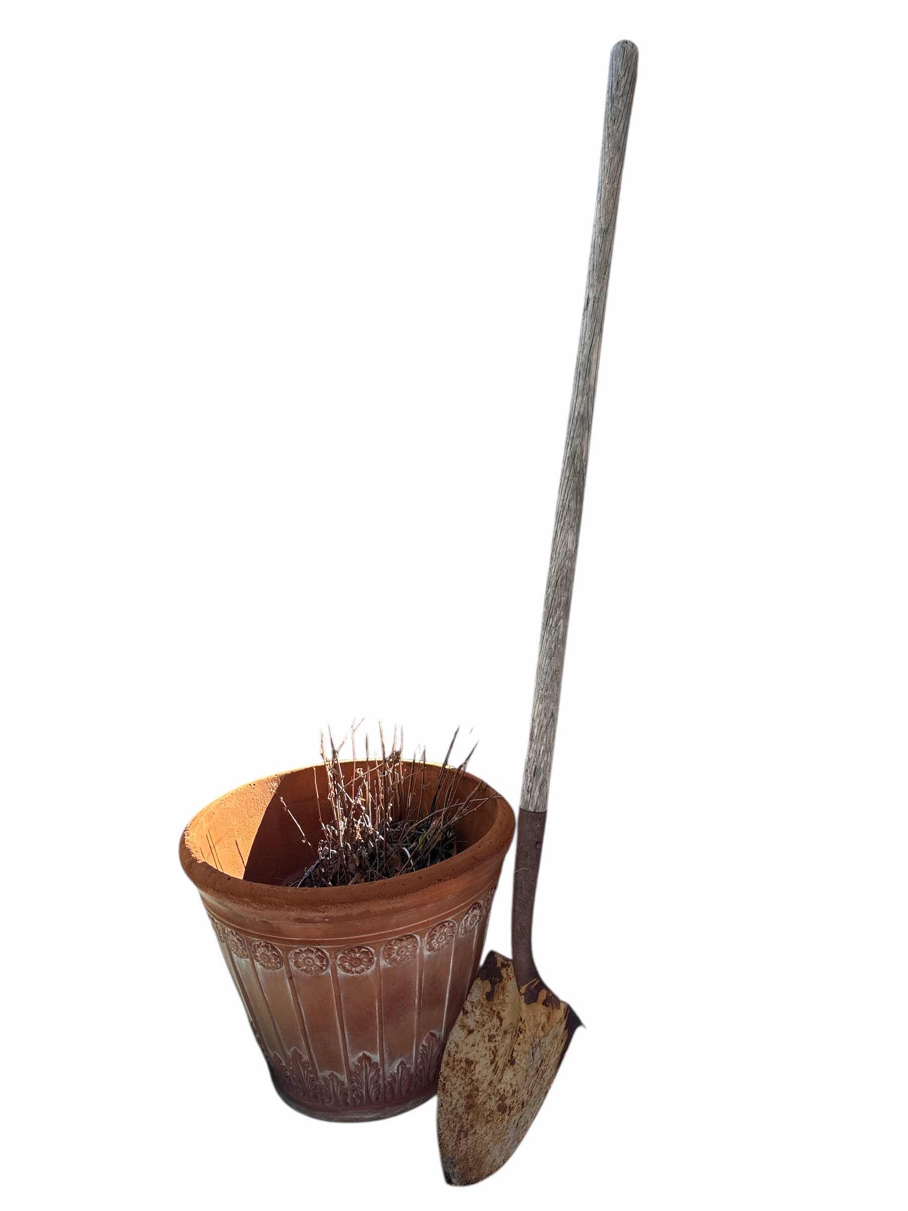 Photo 1 of HOSE, SHOVEL AND PLANTER H16”