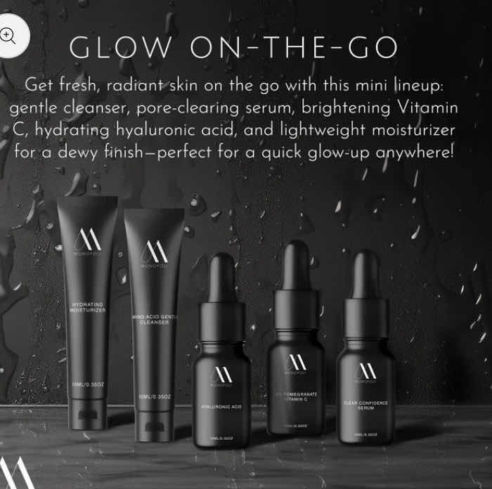 Photo 1 of BACK TO BASICS KIT & GLOW ON THE GO KIT - EXPIRATION 2027 - RETAIL $85