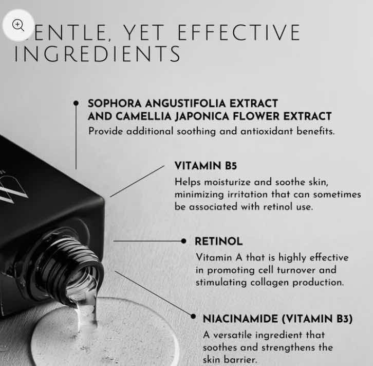 Photo 1 of AMINO ACID GENTLE CLEANSER & RETINOL SERUM -EXPIRATION 2027 RETAIL $67.00