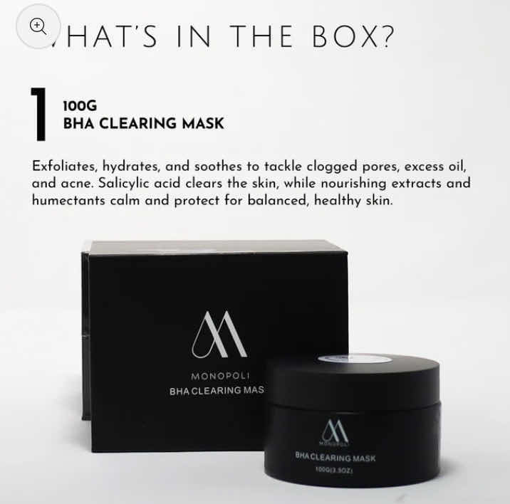 Photo 1 of EXFOLIATING FACE PADS & BHA CLEARING MASK - EXPIRATION 2027 - RETAIL $71.00