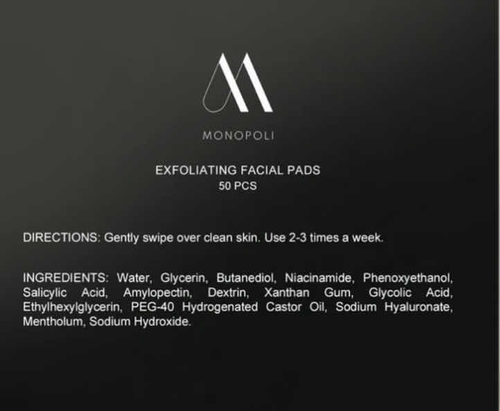 Photo 1 of EXFOLIATING FACE PADS & BHA CLEARING MASK - EXPIRATION 2027 - RETAIL $71.00